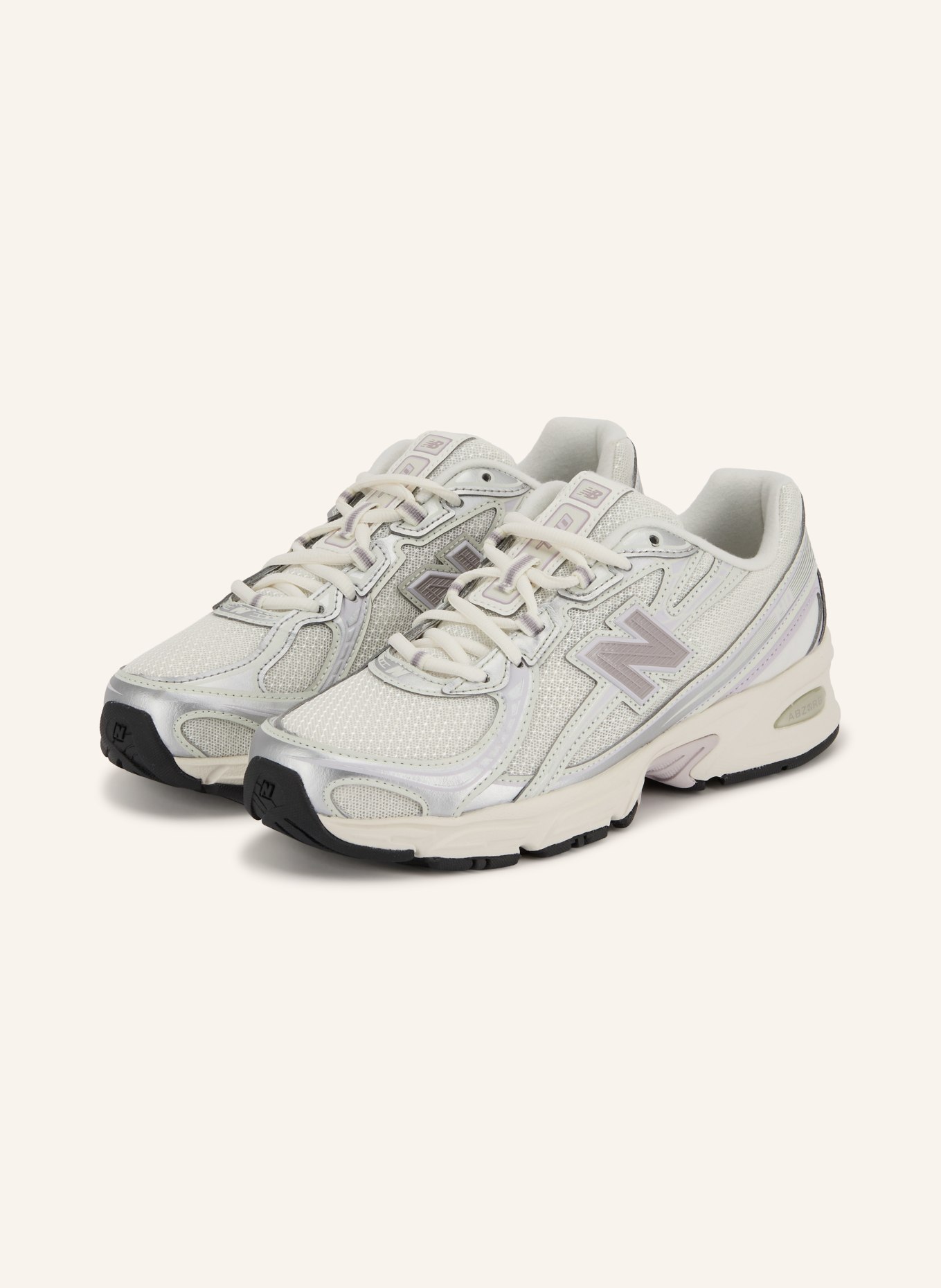 new balance Sneakersy 740: KRÉMOVÁ / STŘÍBRNÁ / SVĚTLE FIALOVÁ