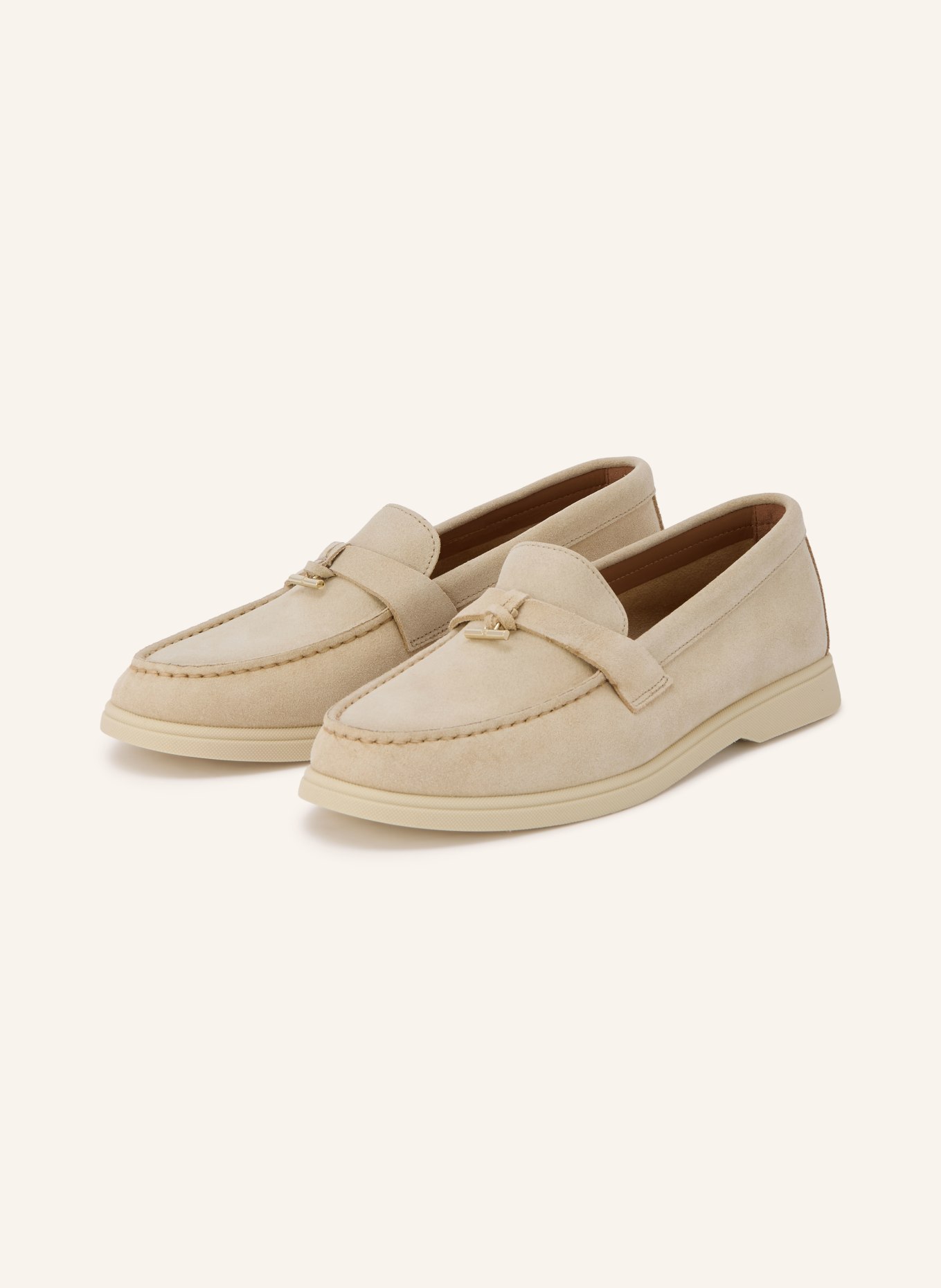 BOSS SIENNE Loafers: ECRU
