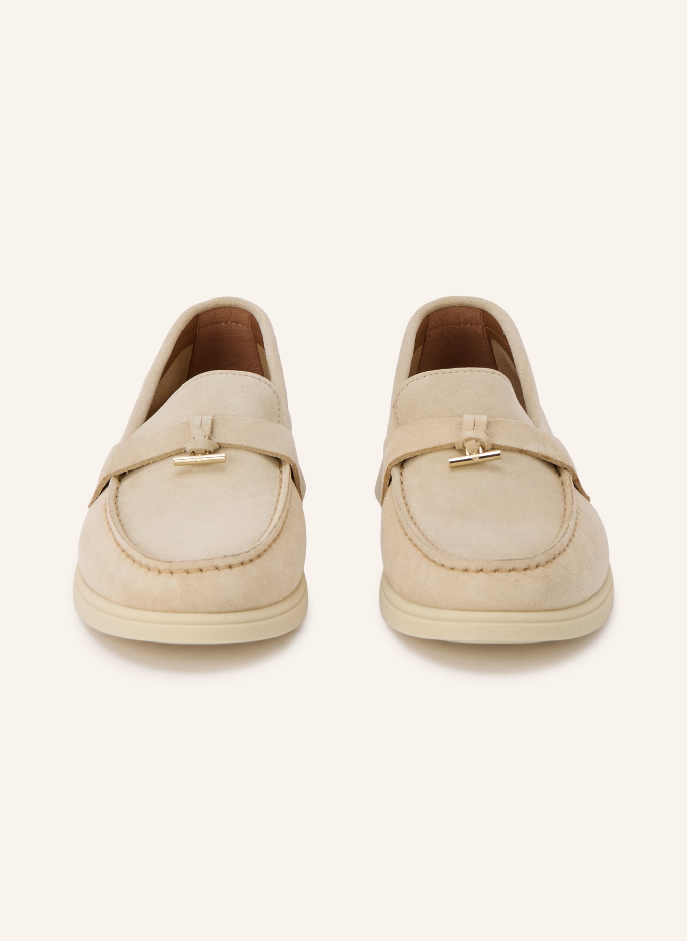 BOSS SIENNE Loafers: ECRU