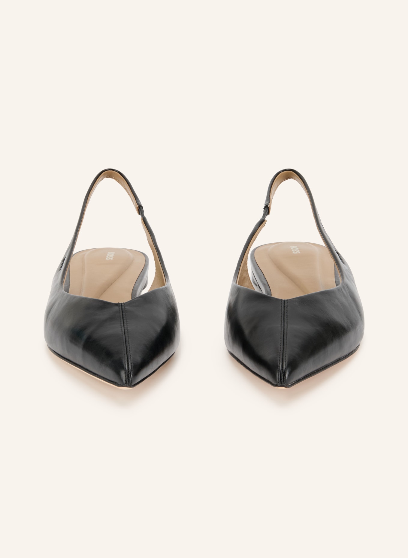 BOSS Slingback-ballerina's MIAH: ZWART