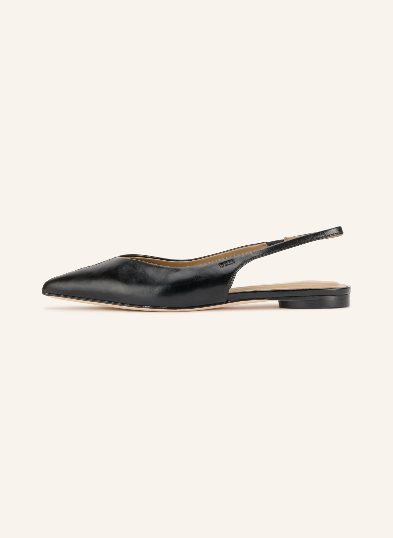 BOSS Slingback-ballerina's MIAH: ZWART