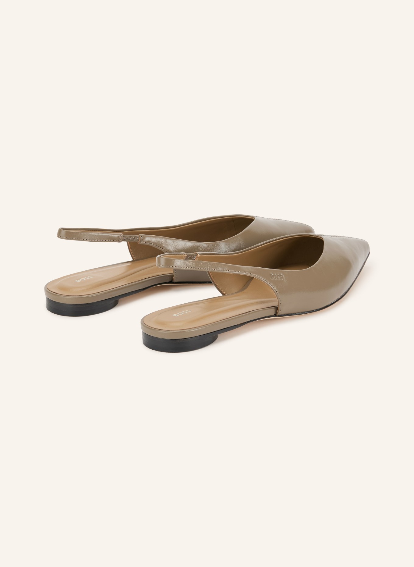 BOSS Slingback-ballerina's MIAH: TAUPE