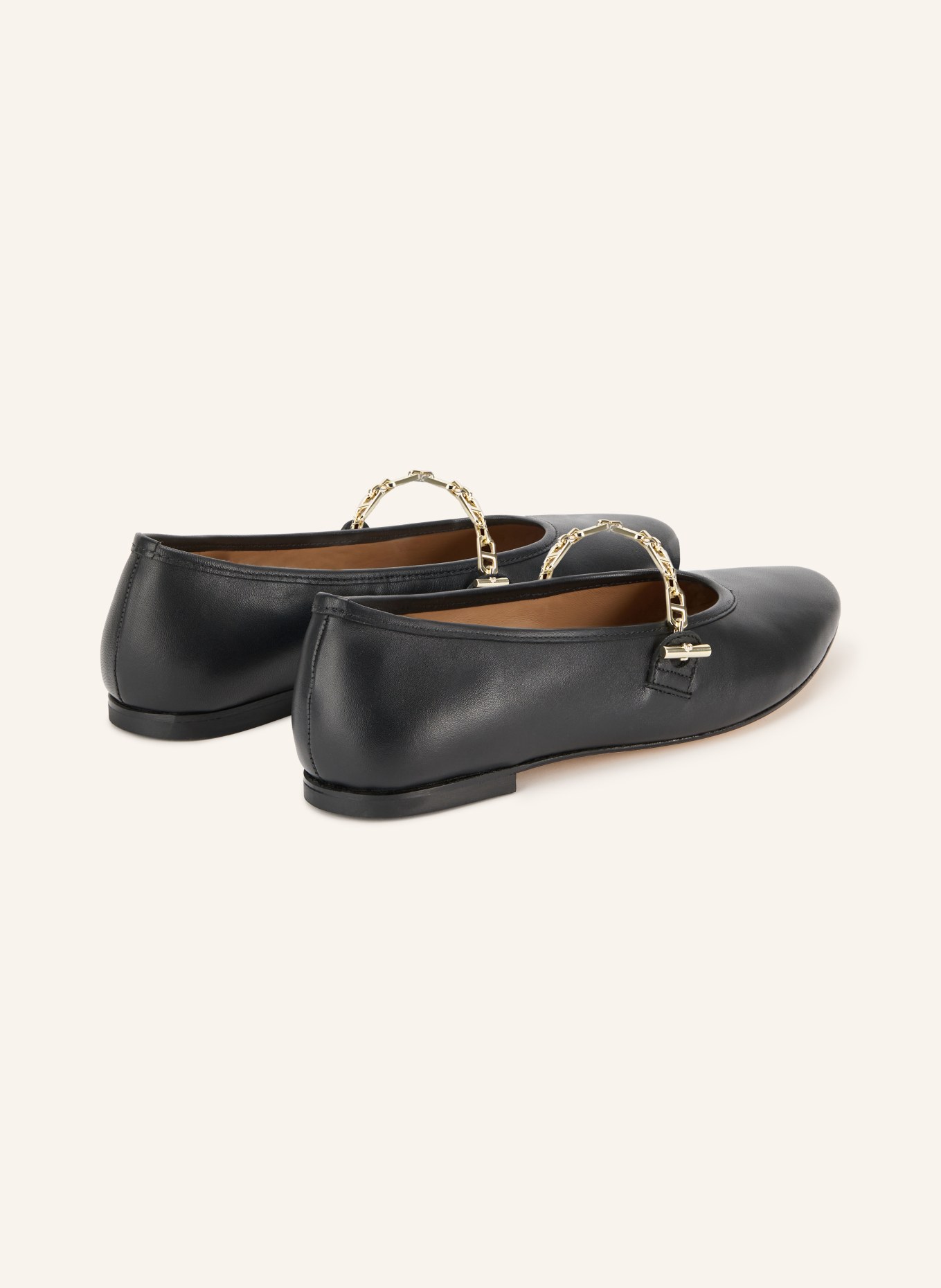BOSS Mary-Jane-Ballerinas SILVYE: SCHWARZ / GOLD