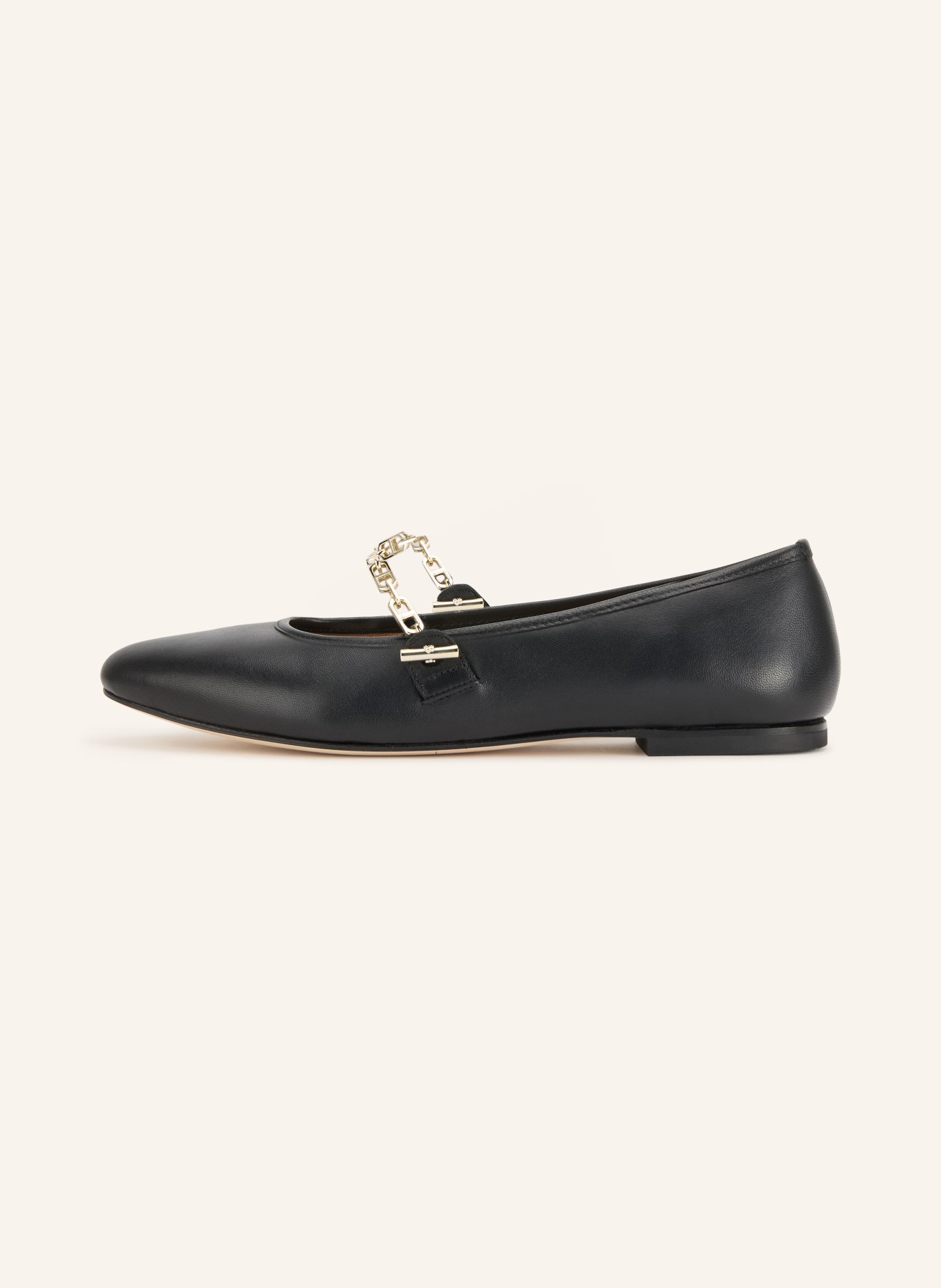 BOSS Mary-Jane-Ballerinas SILVYE: SCHWARZ / GOLD