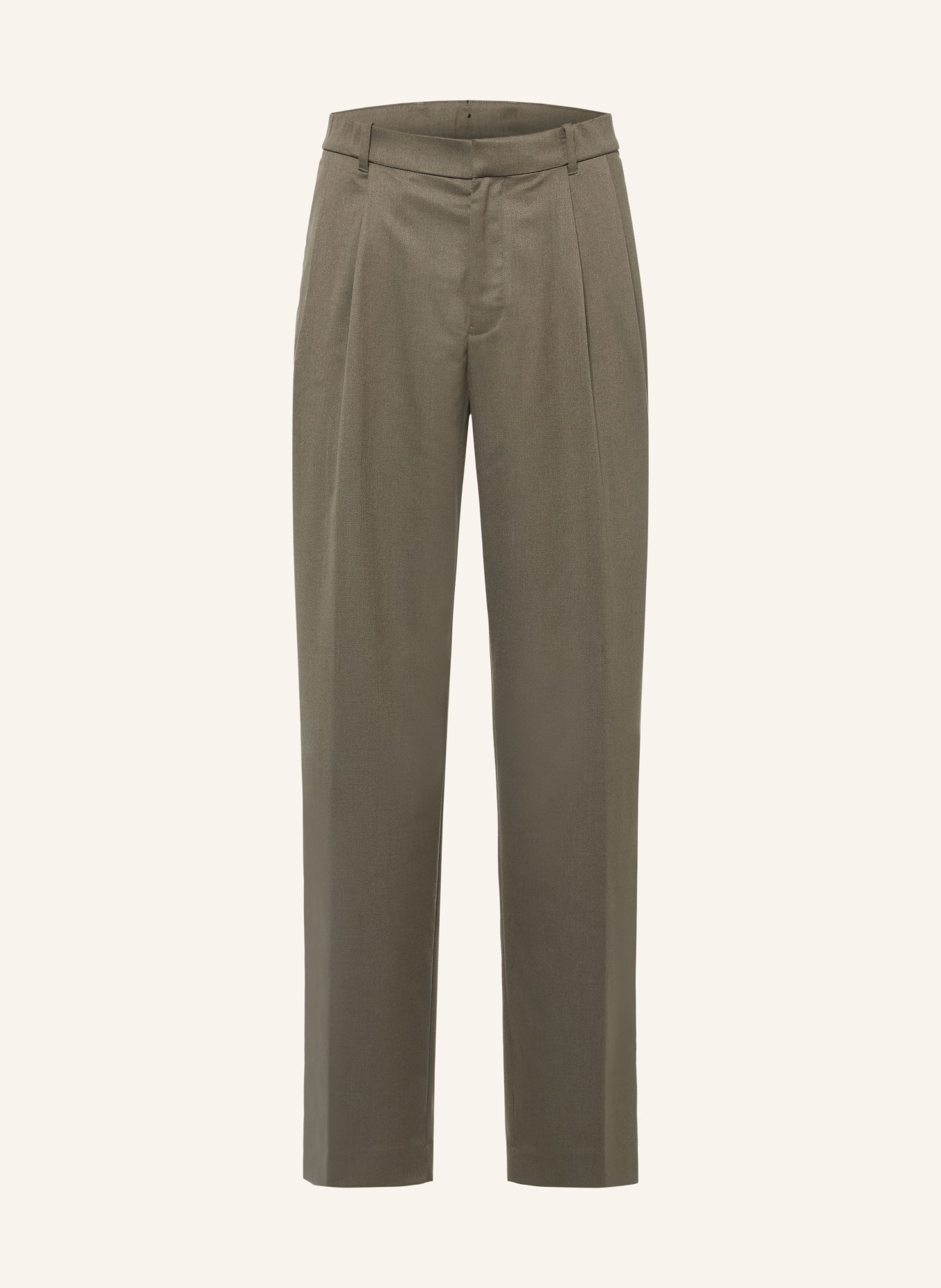 Calvin Klein Kalhoty Wide Fit: ČERNOŠEDÁ