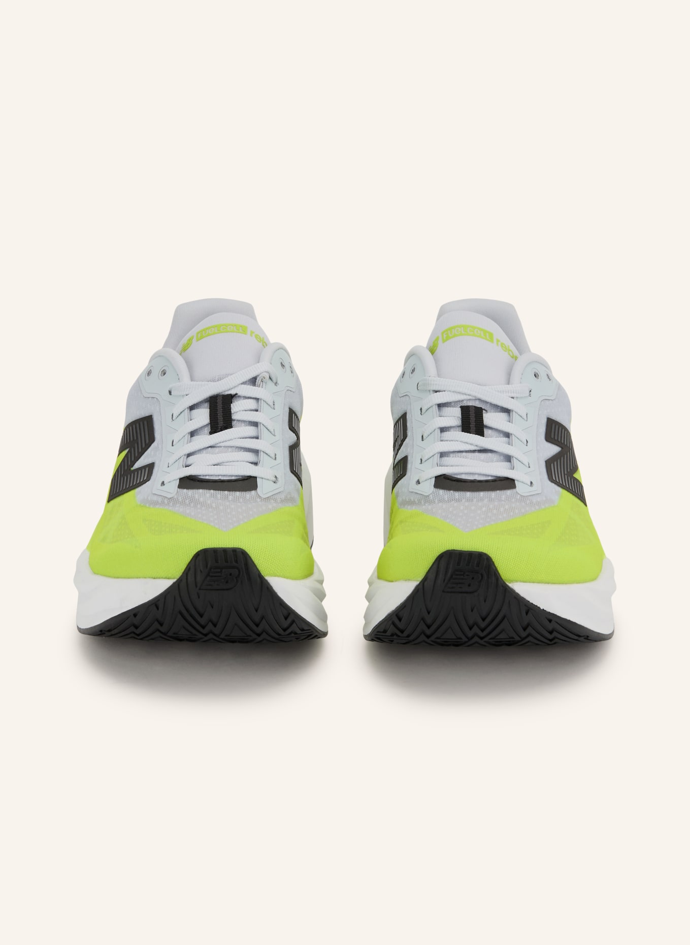 new balance Buty do biegania FUELCELL REBEL: JASKRAWY ŻÓŁTY / JASNOCZARY / CZARNY