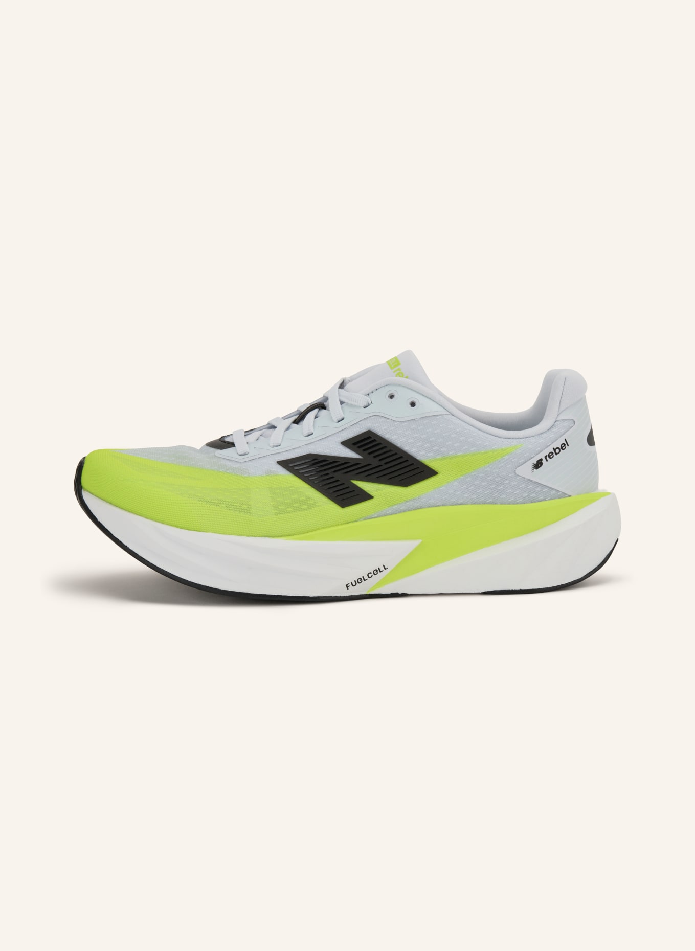 new balance Buty do biegania FUELCELL REBEL: JASKRAWY ŻÓŁTY / JASNOCZARY / CZARNY