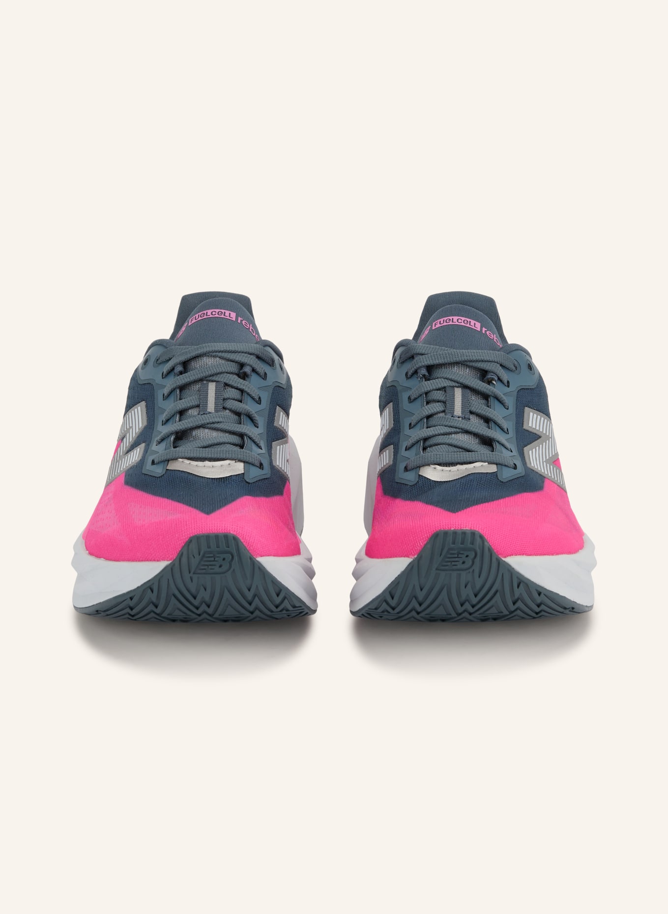 new balance FUELCELL REBEL Running Shoes: NEON PINK / DARK GRAY