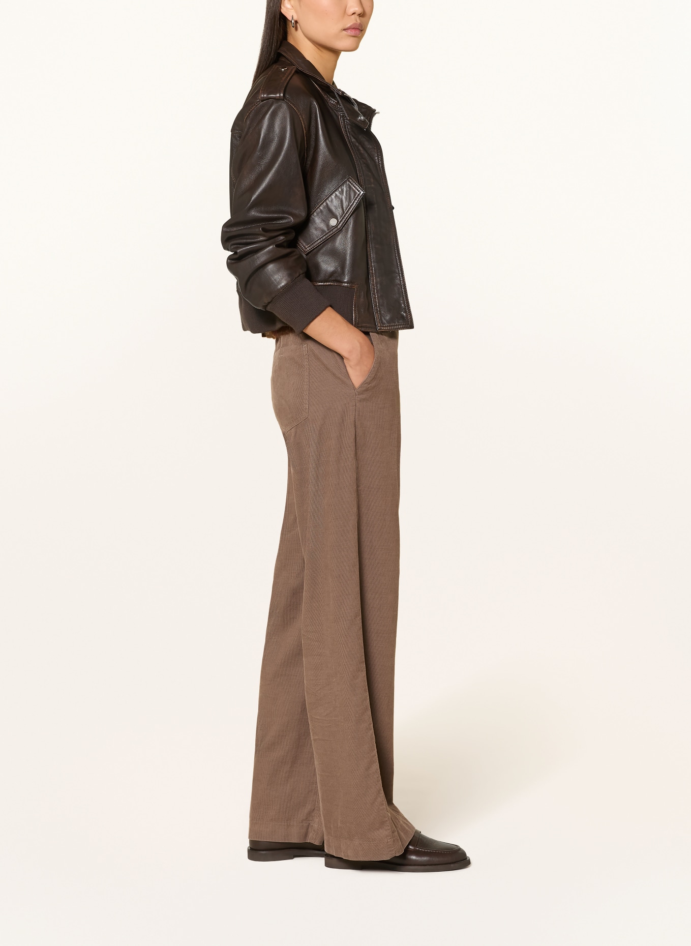 BRAX Cordbroek MAINE: TAUPE