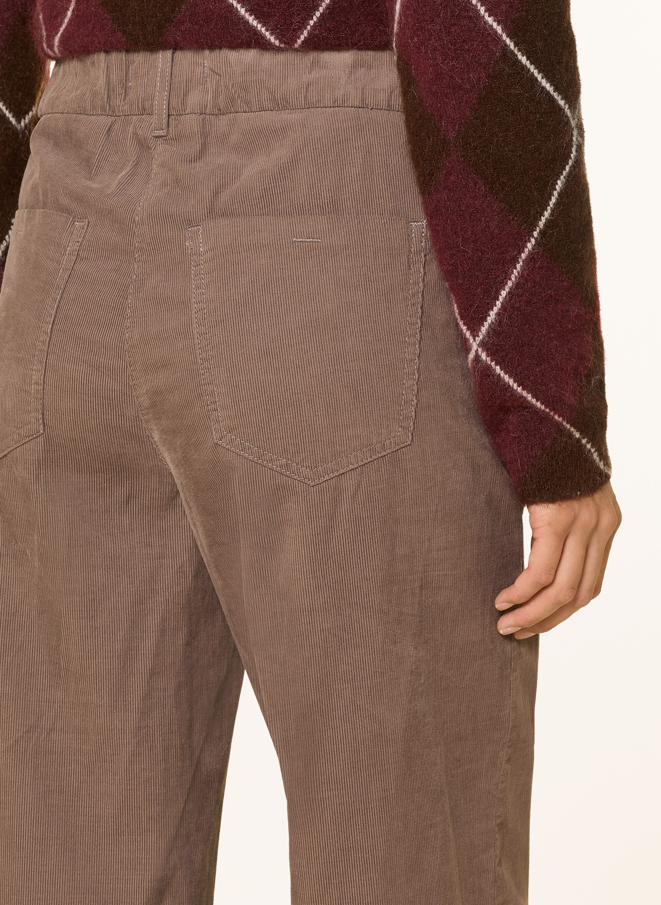 BRAX Cordbroek MAINE: TAUPE