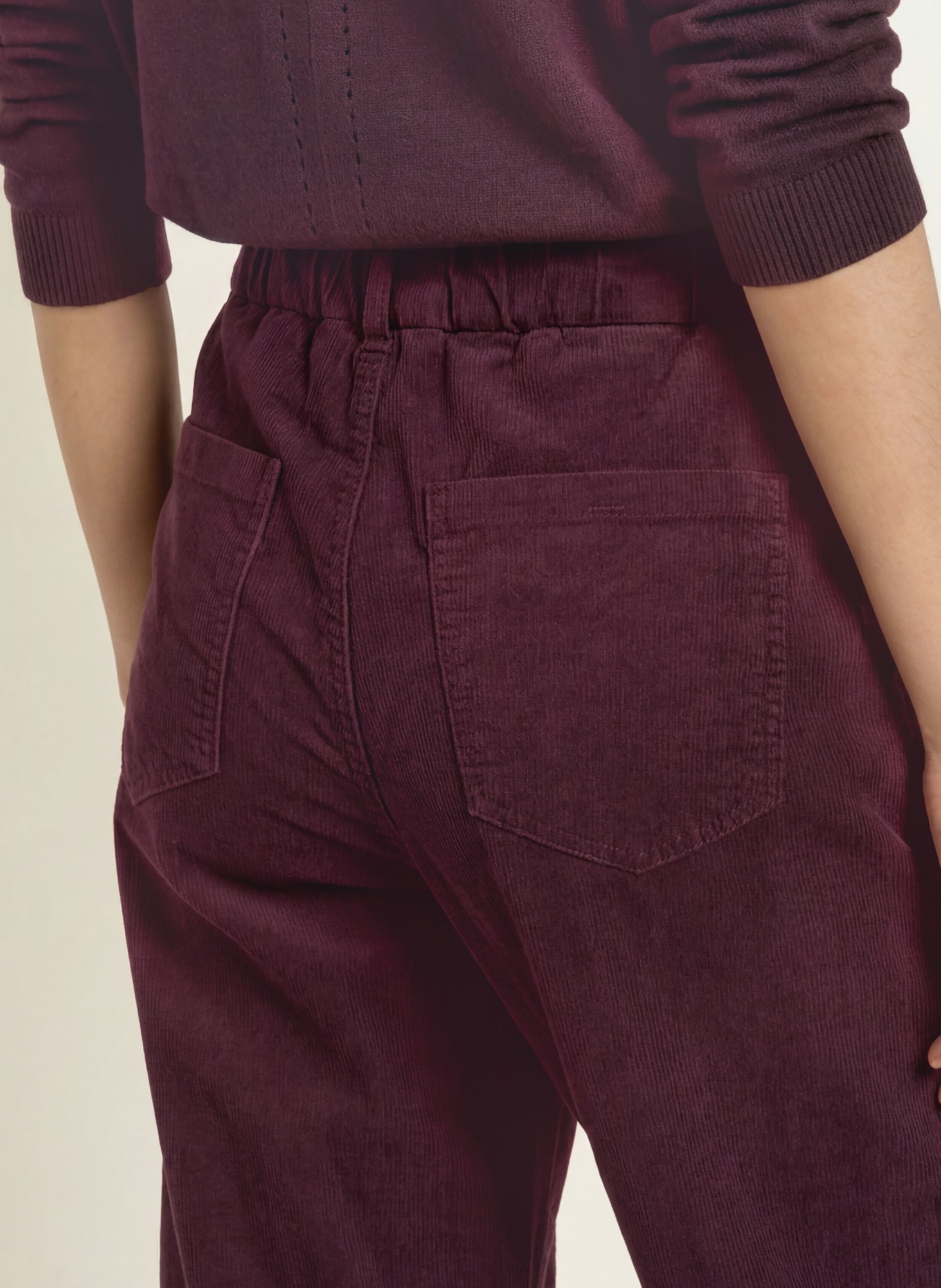 BRAX Cordbroek MAINE: DONKERROOD