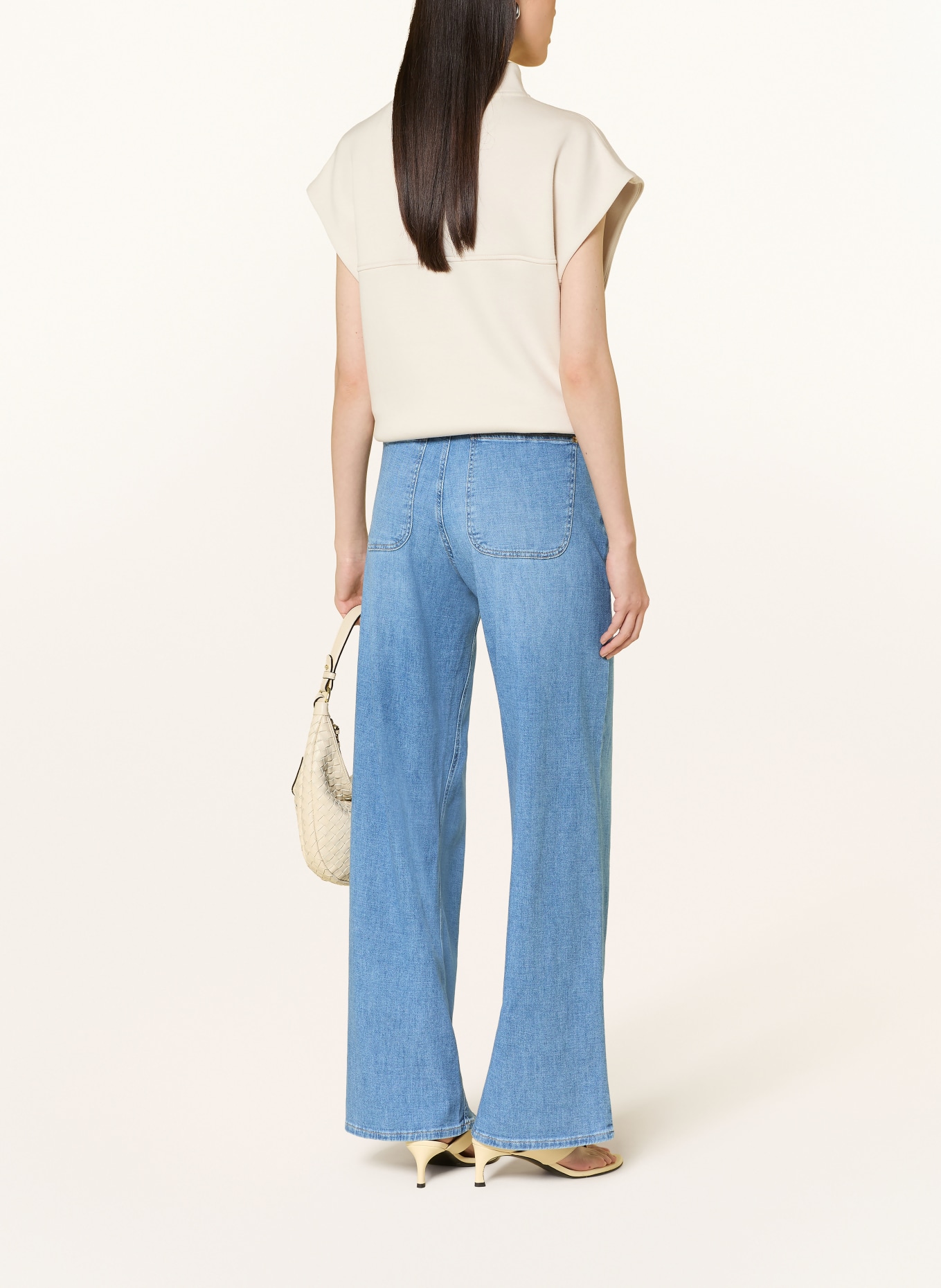 BRAX Wide Leg Jeans MAINE: 19 USED LIGHT VINTAGE BLUE