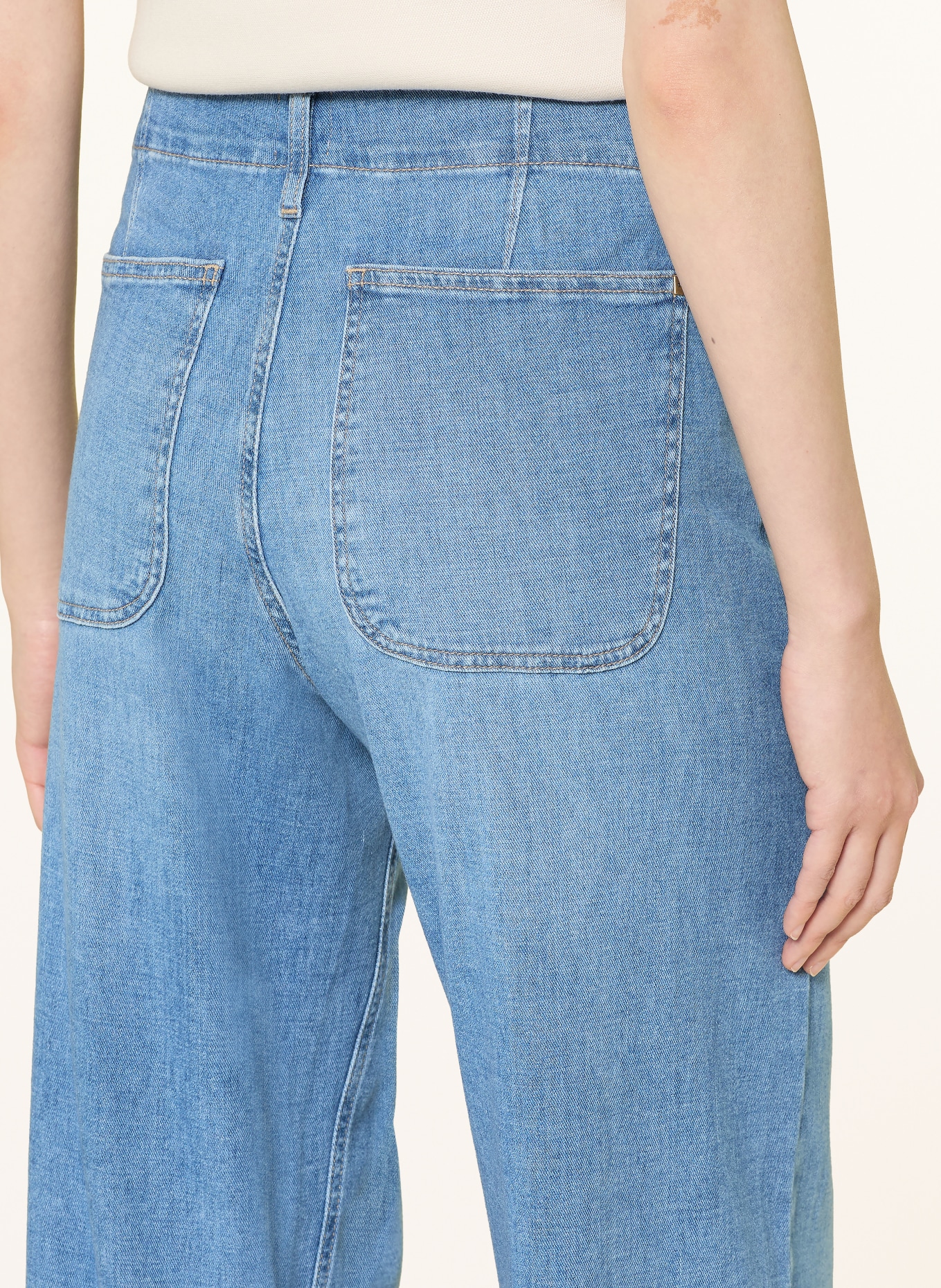 BRAX Wide Leg Jeans MAINE: 19 USED LIGHT VINTAGE BLUE