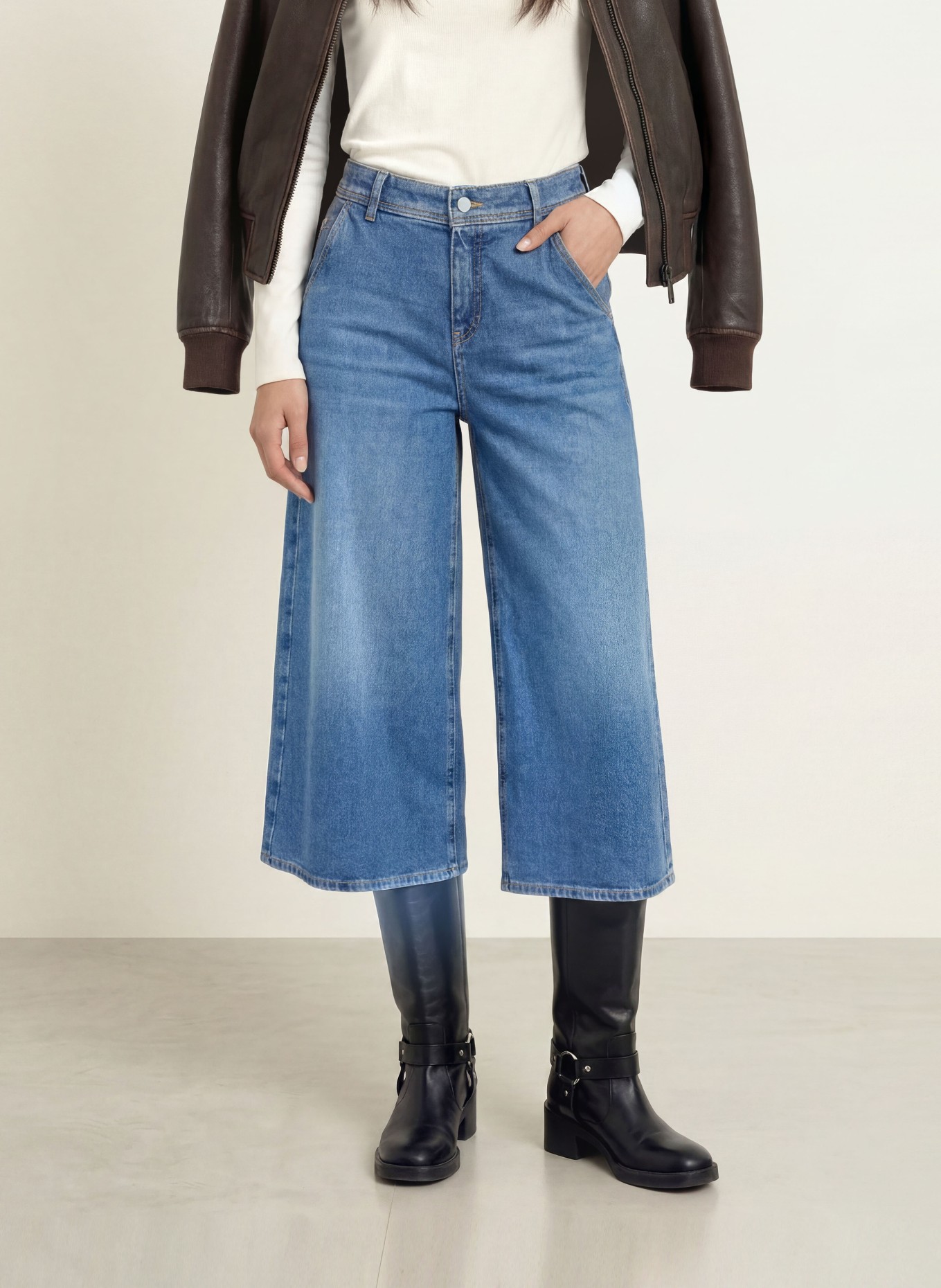 BRAX Jeansculotte MELLI: 18 USED LIGHT BLUE