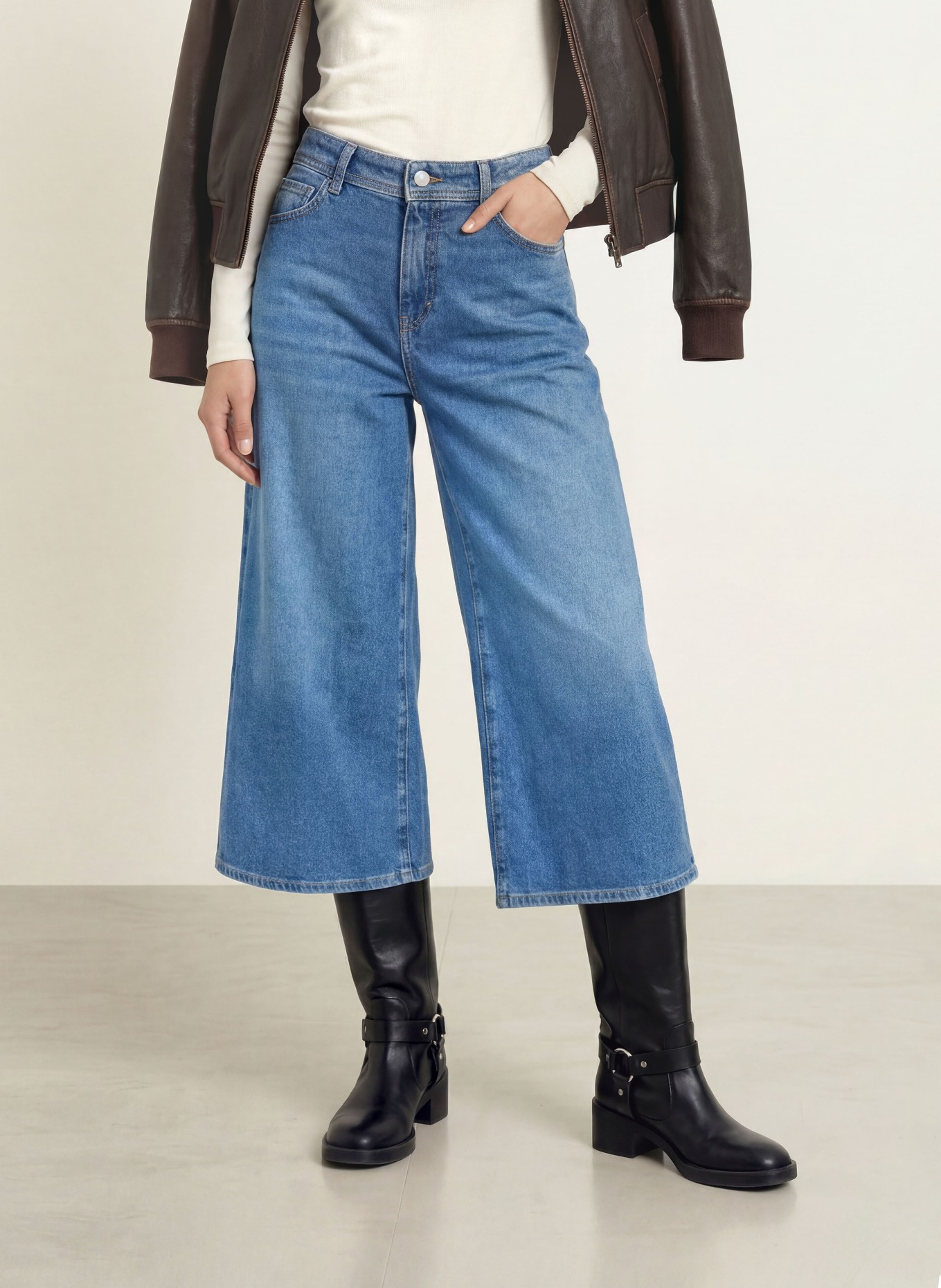 BRAX Jeansculotte MELLI: 18 USED LIGHT BLUE