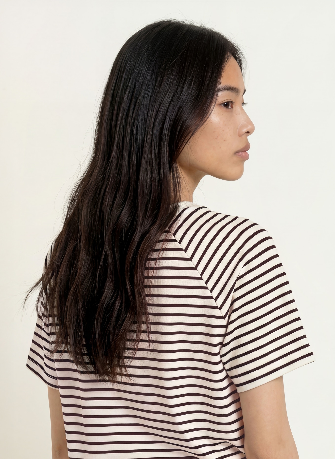 BRAX T-shirt BAILEE: WIT / ZWART