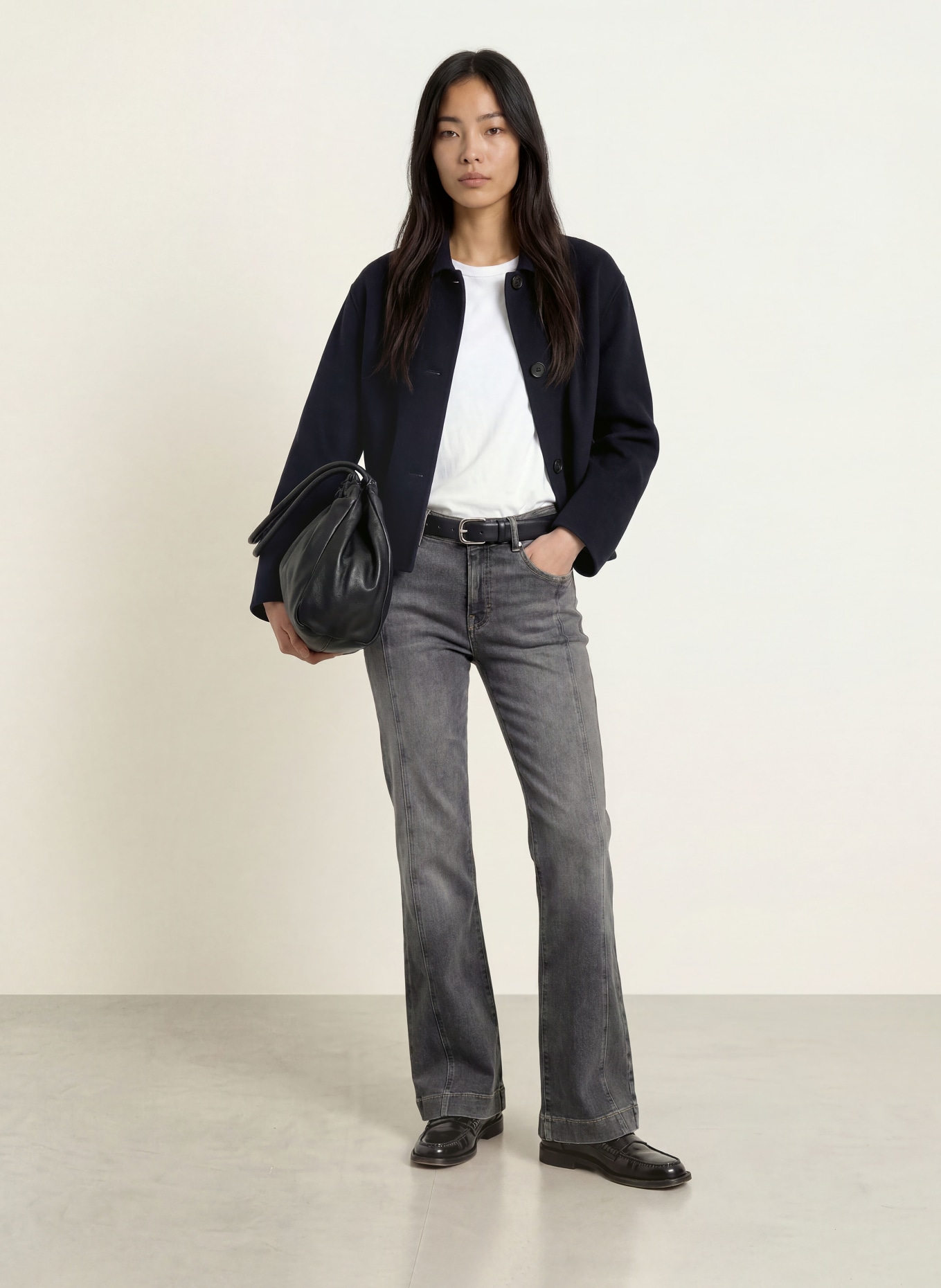 BRAX Jeans med brede ben MAINE: 09 USED GREY