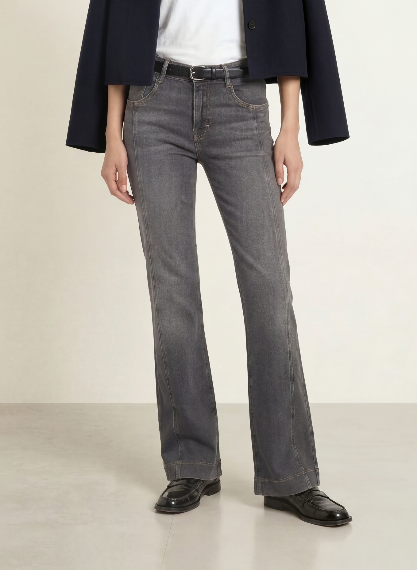 BRAX Jeans med brede ben MAINE: 09 USED GREY