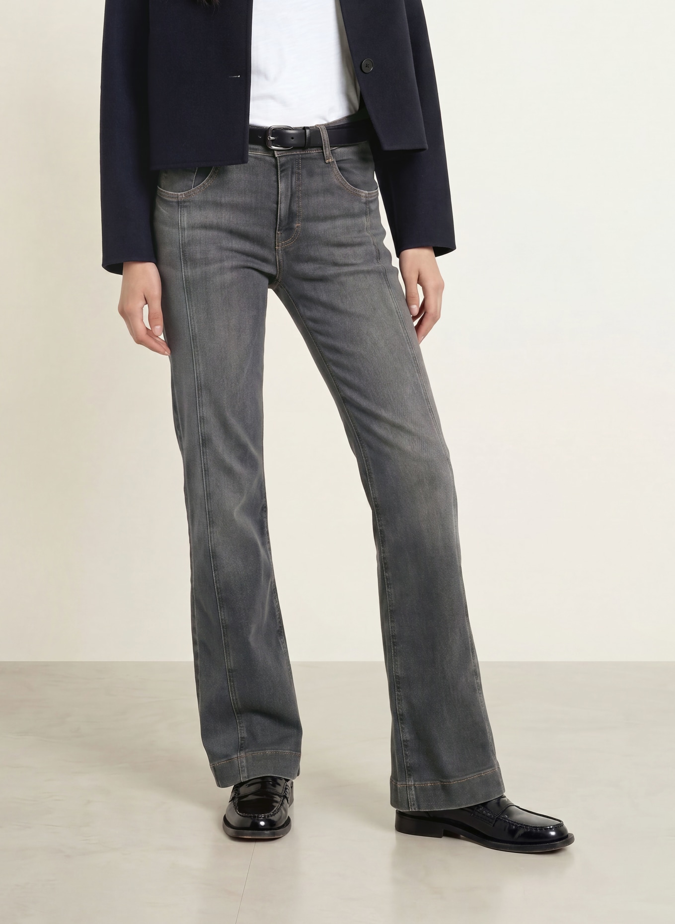 BRAX Jeans med brede ben MAINE: 09 USED GREY