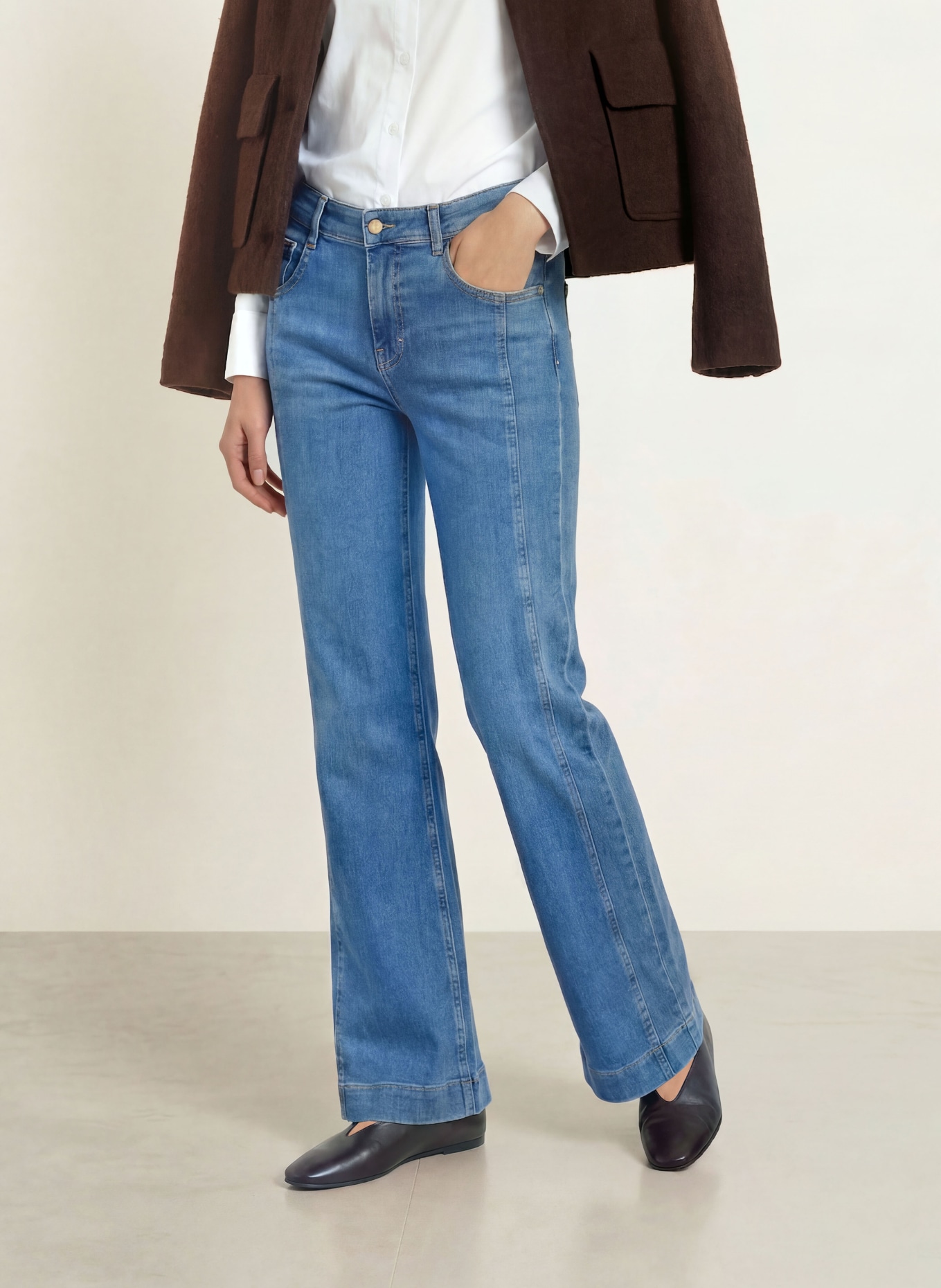 BRAX Wide leg jeans MAINE: 25 USED REGULAR BLUE