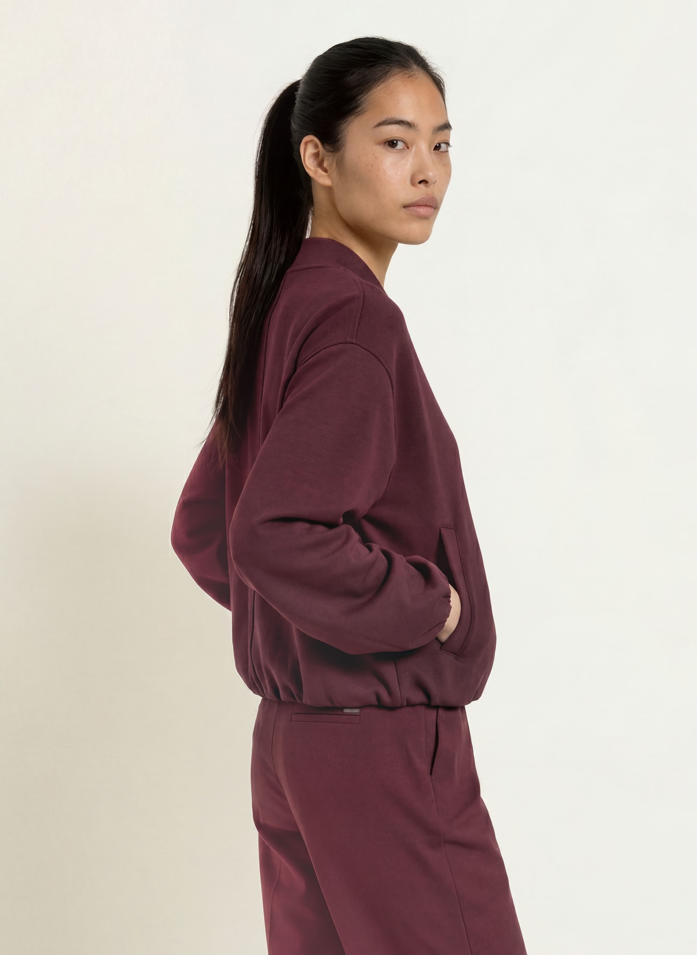 BRAX Sweatjacke BECKY.L: ROSA / CREME
