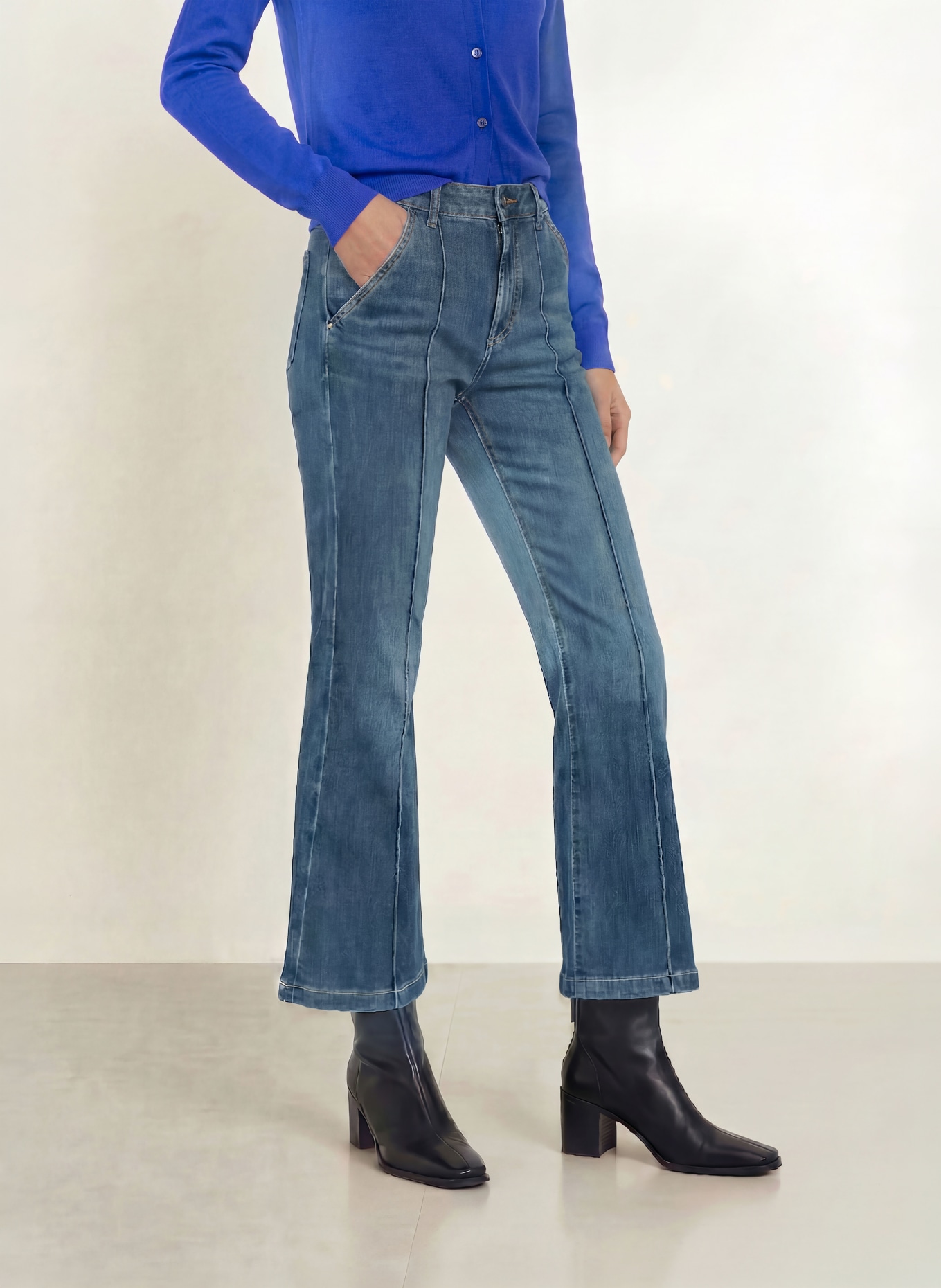 BRAX Jean LACEY S: 23 USED VINTAGE BLUE