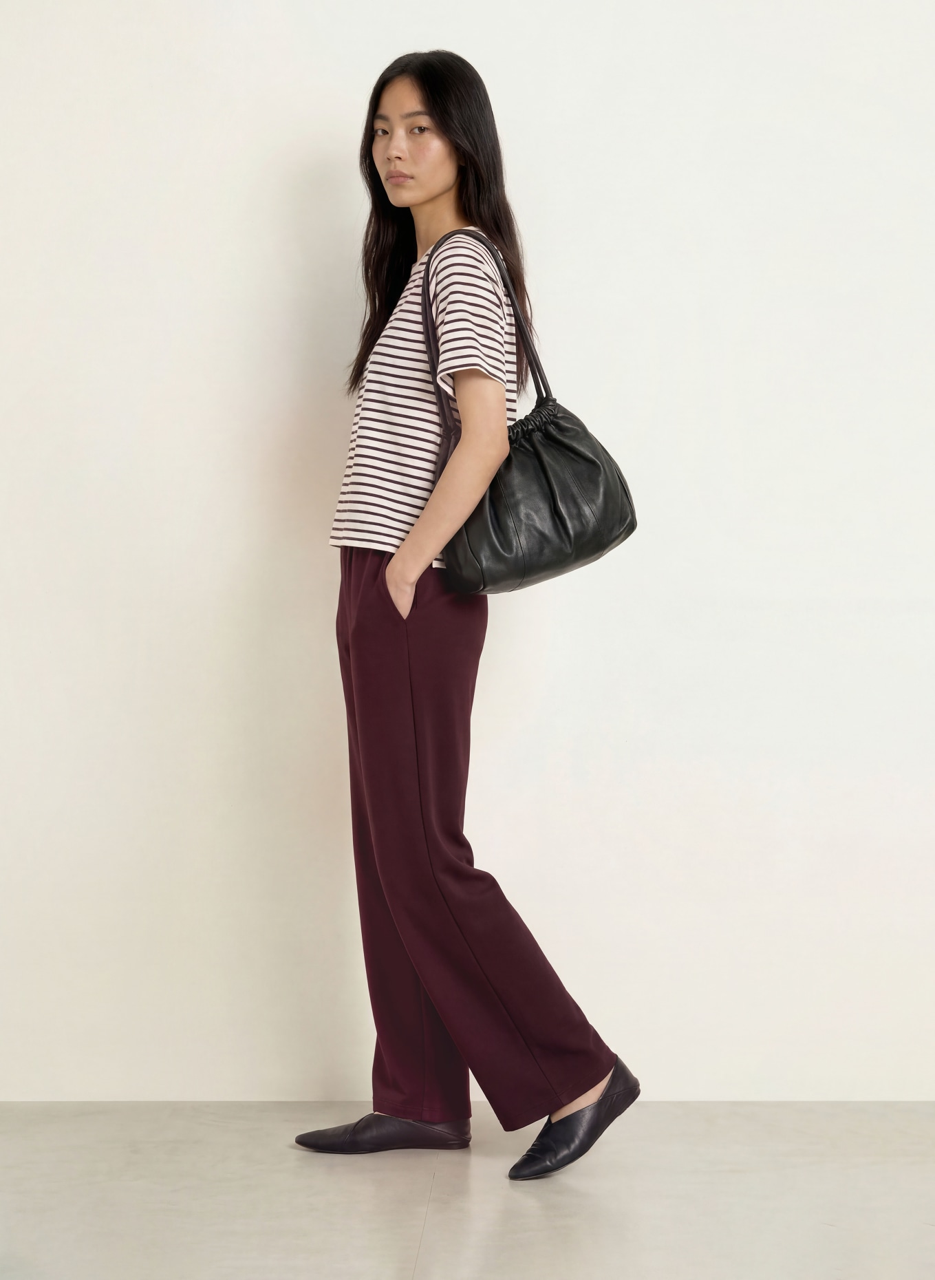 BRAX Marlene-broek MAINE: DONKERPAARS