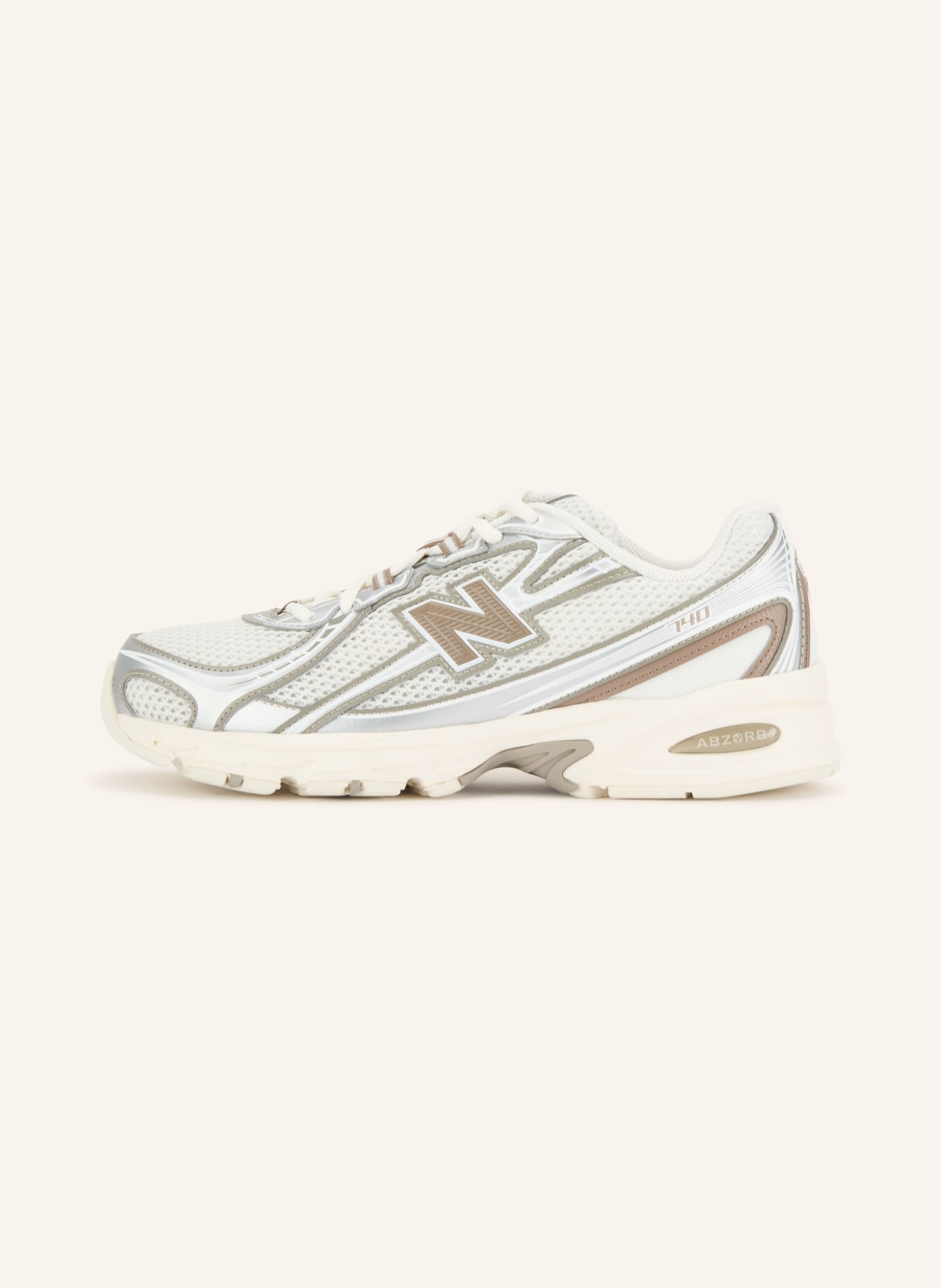 new balance Sneaker 740: ECRU / SILBER / TAUPE