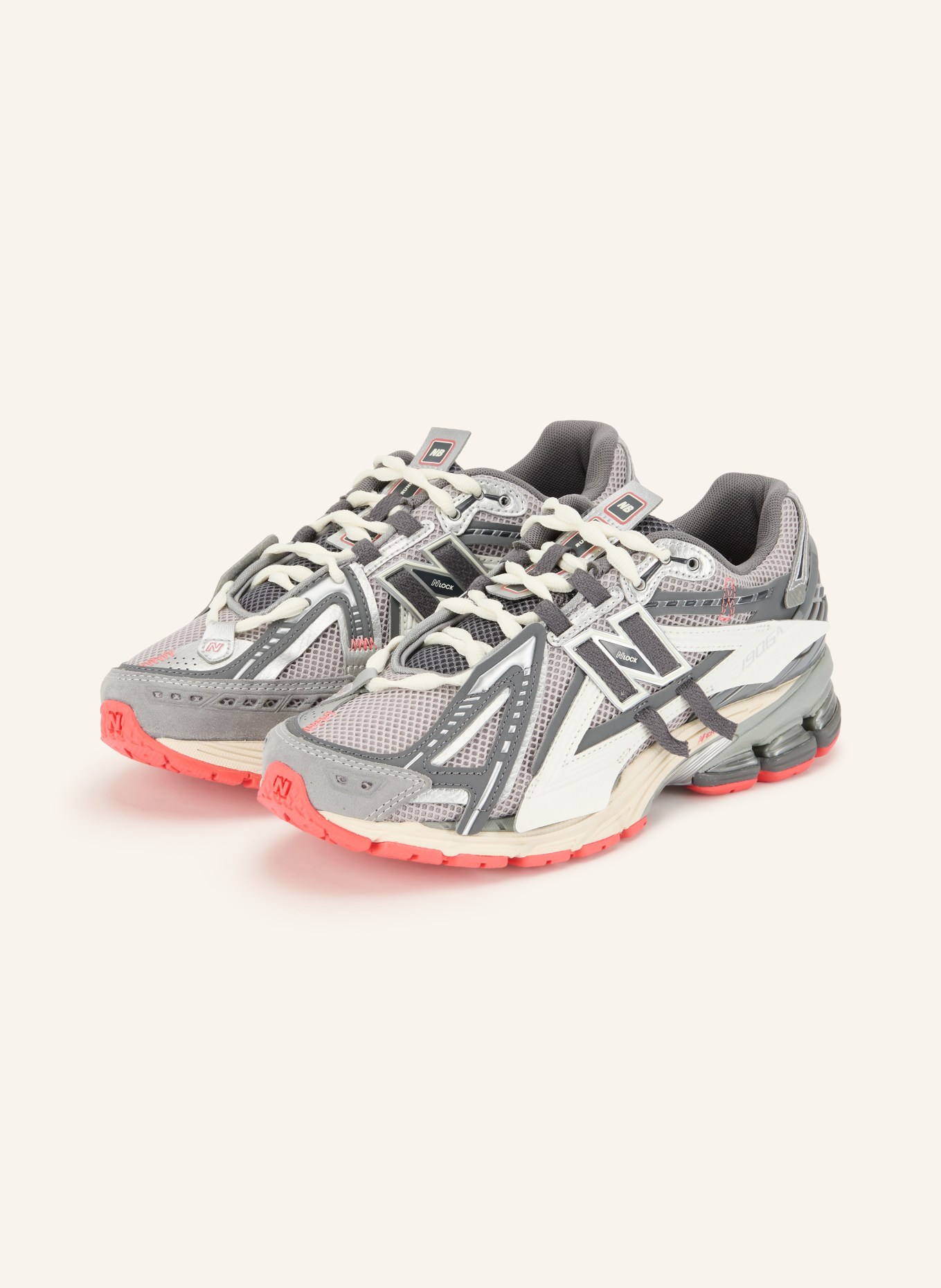 new balance Sneakers 1906A: GRIS / ARGENT / BLANC