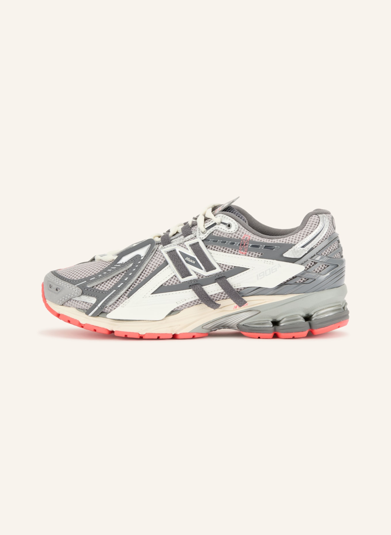new balance Sneakers 1906A: GRIS / ARGENT / BLANC