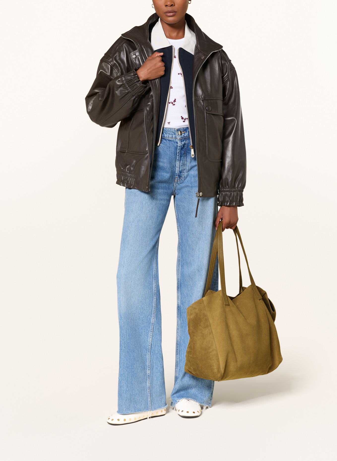 KURT GEIGER Shopper VIOLET: HELLBRAUN
