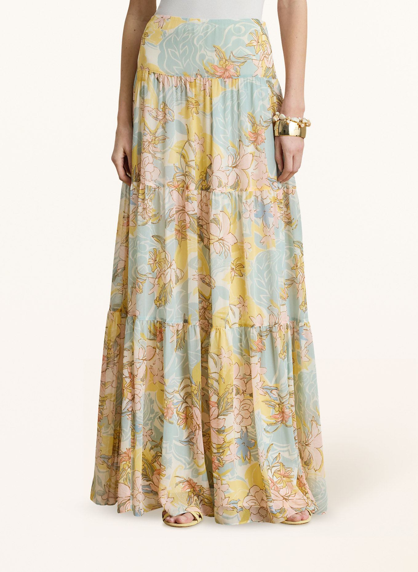 LAUREN RALPH LAUREN Rock: CREME / ROSA / HELLBLAU