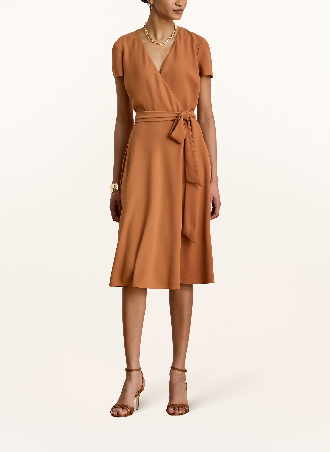 LAUREN RALPH LAUREN Kleid: DUNKELORANGE
