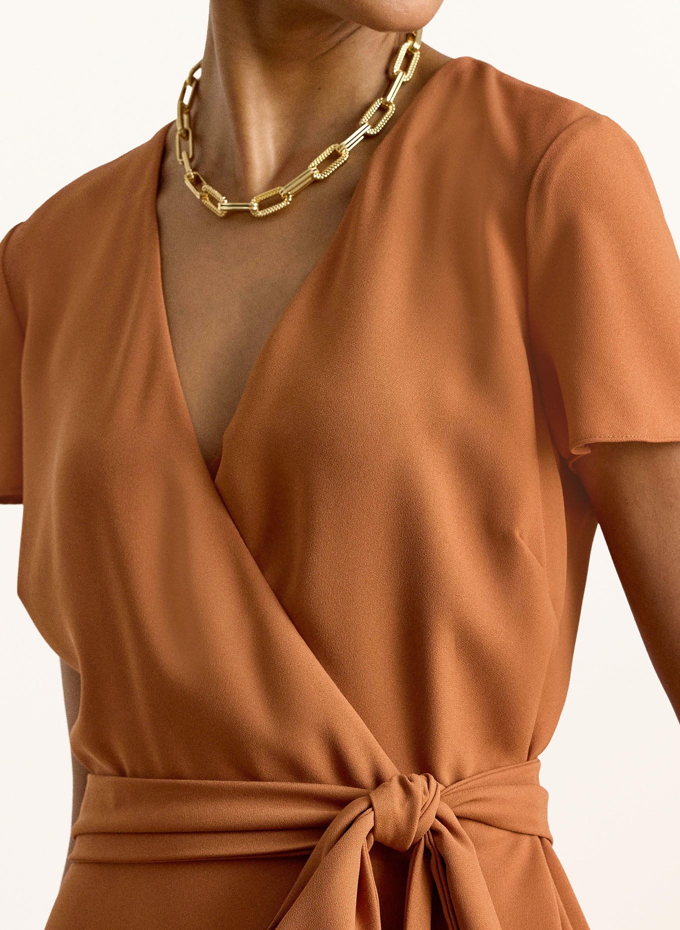 LAUREN RALPH LAUREN Kleid: DUNKELORANGE