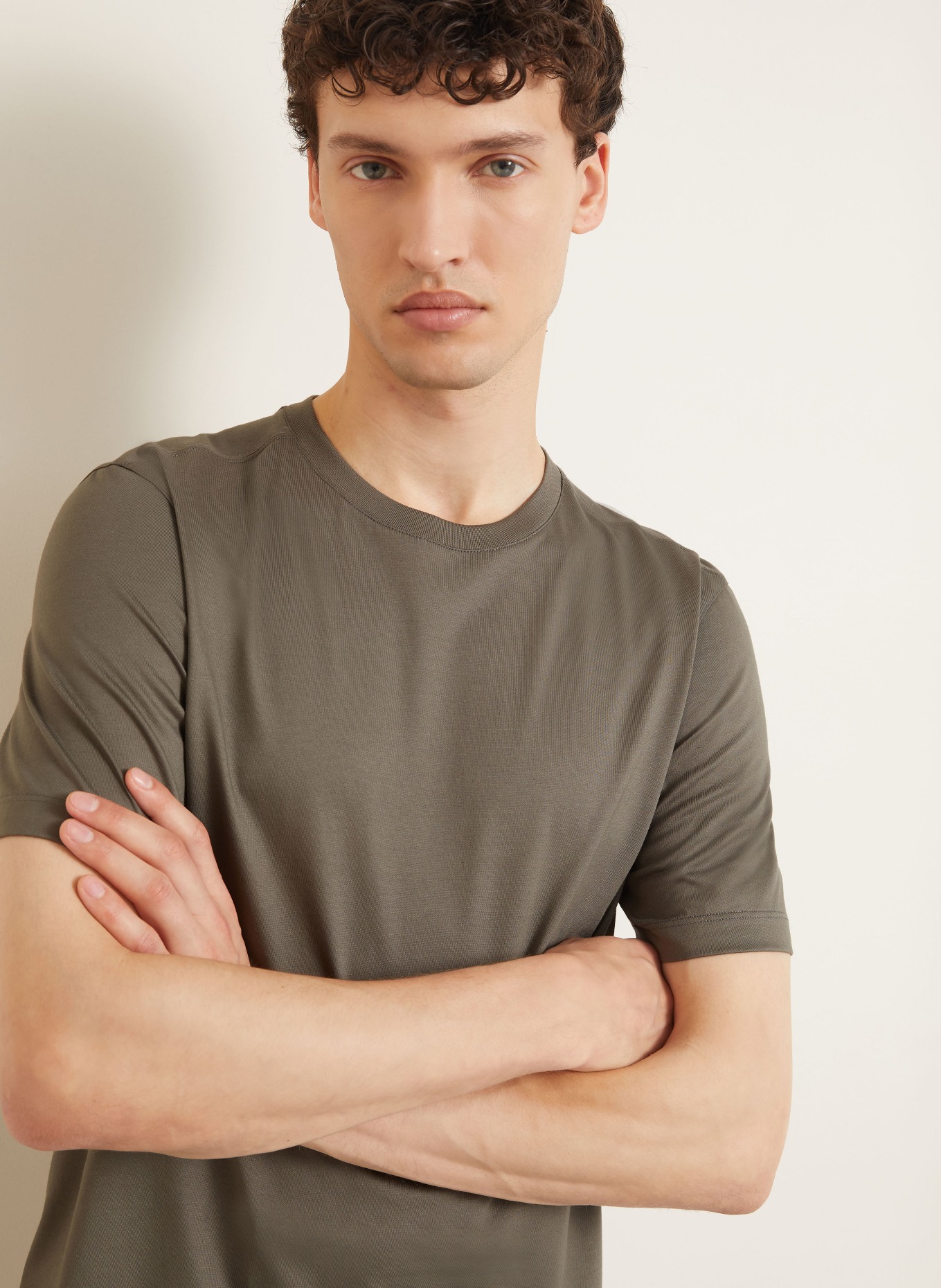 ZEGNA T-Shirt: KHAKI