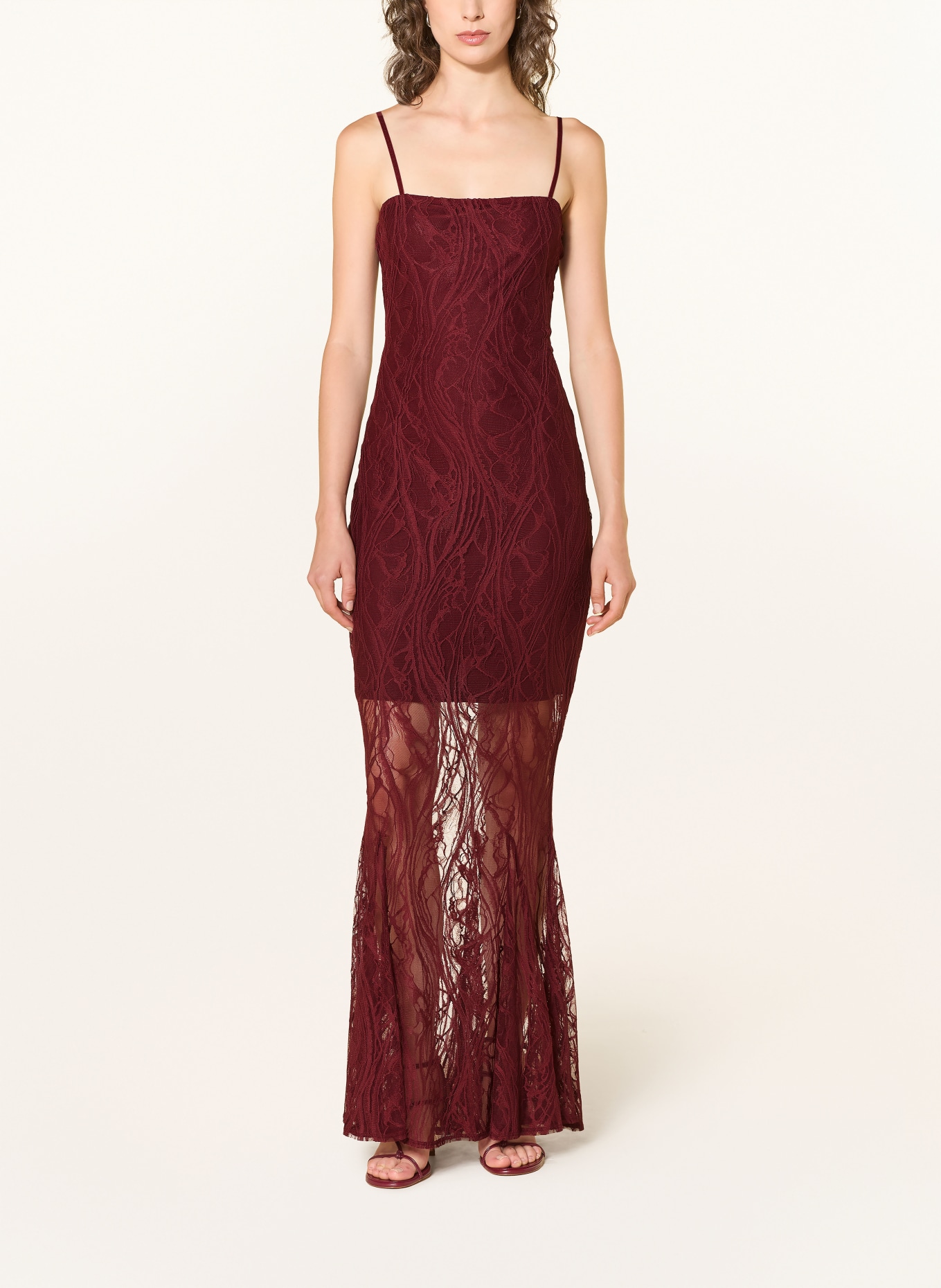 GUESS Kantjurk EVELYN: DONKERROOD