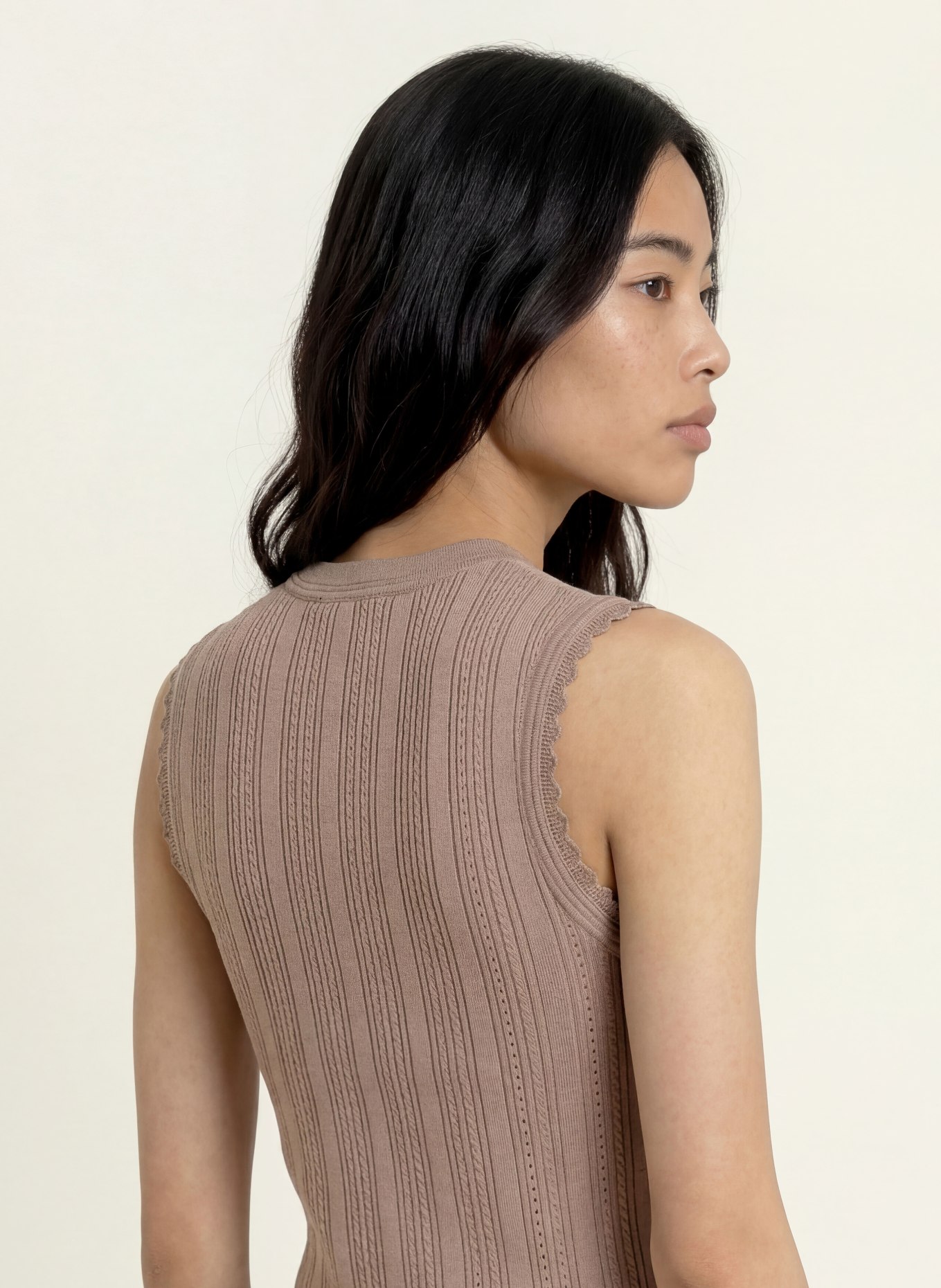 GUESS Gebreide top CARMEN: BEIGE