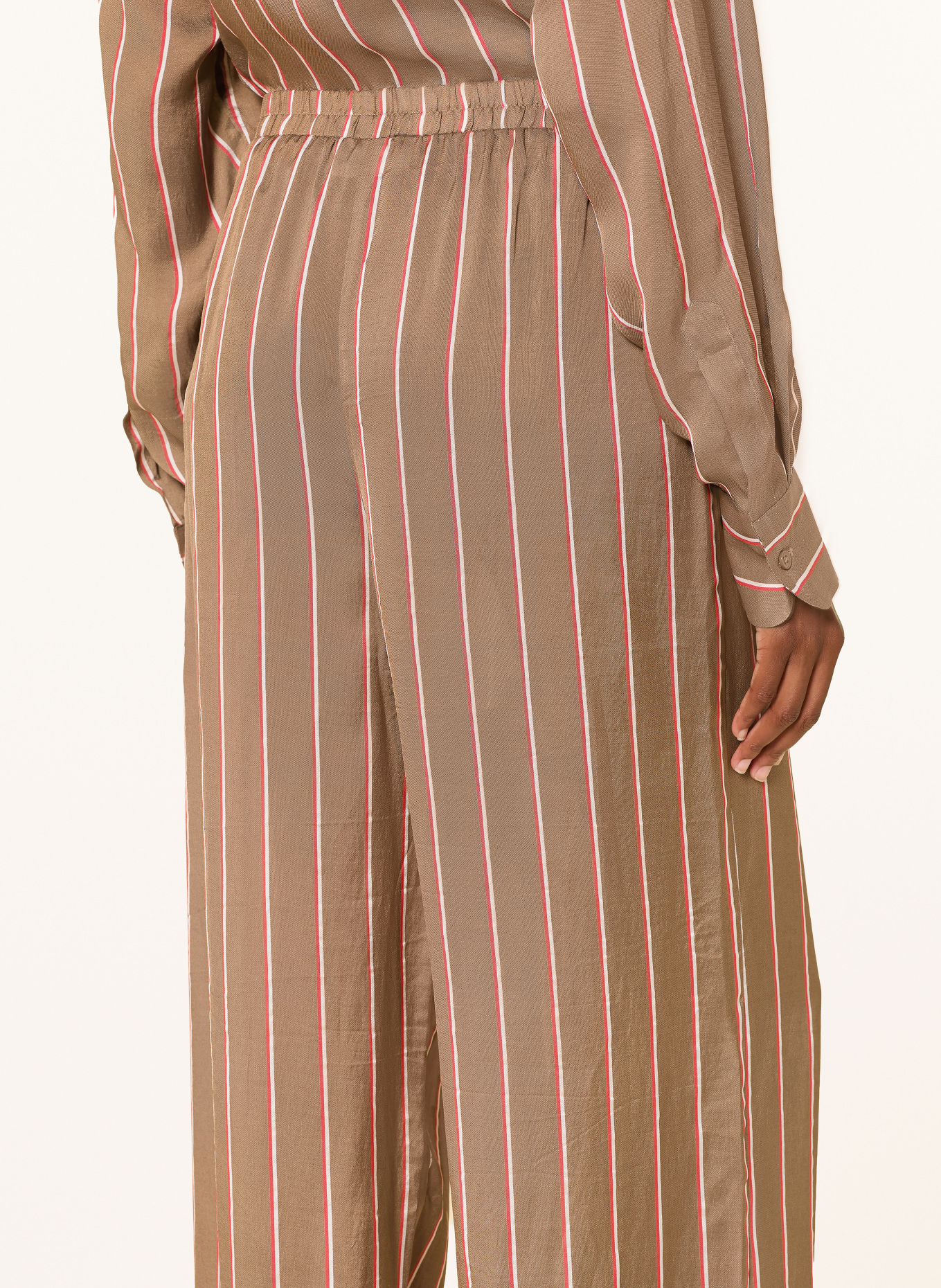 The Frankie Shop Hose: BRAUN / ROT / WEISS