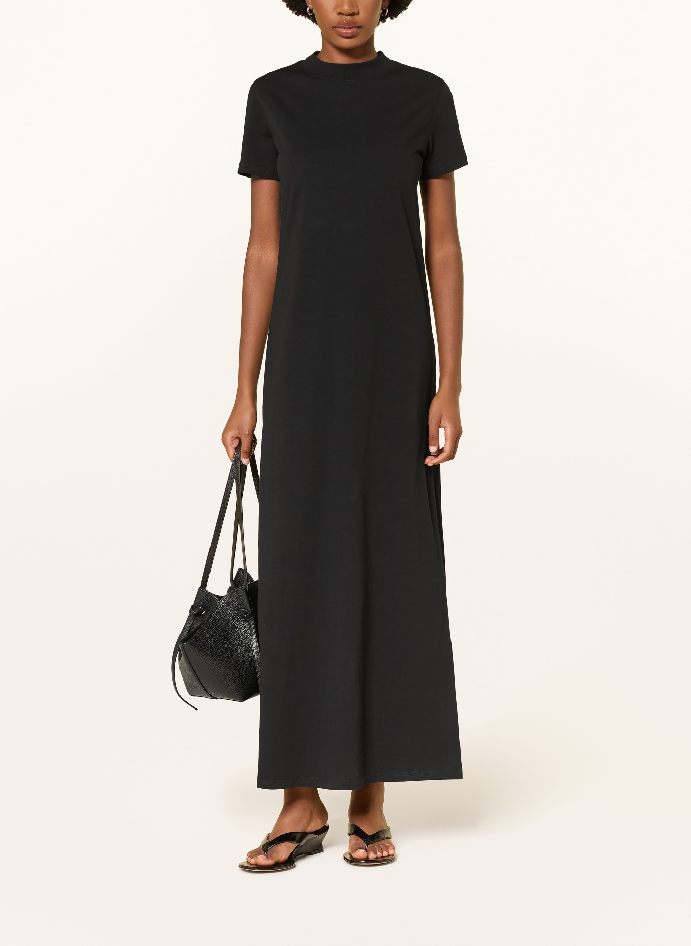The Frankie Shop Jerseyjurk MALO: ZWART