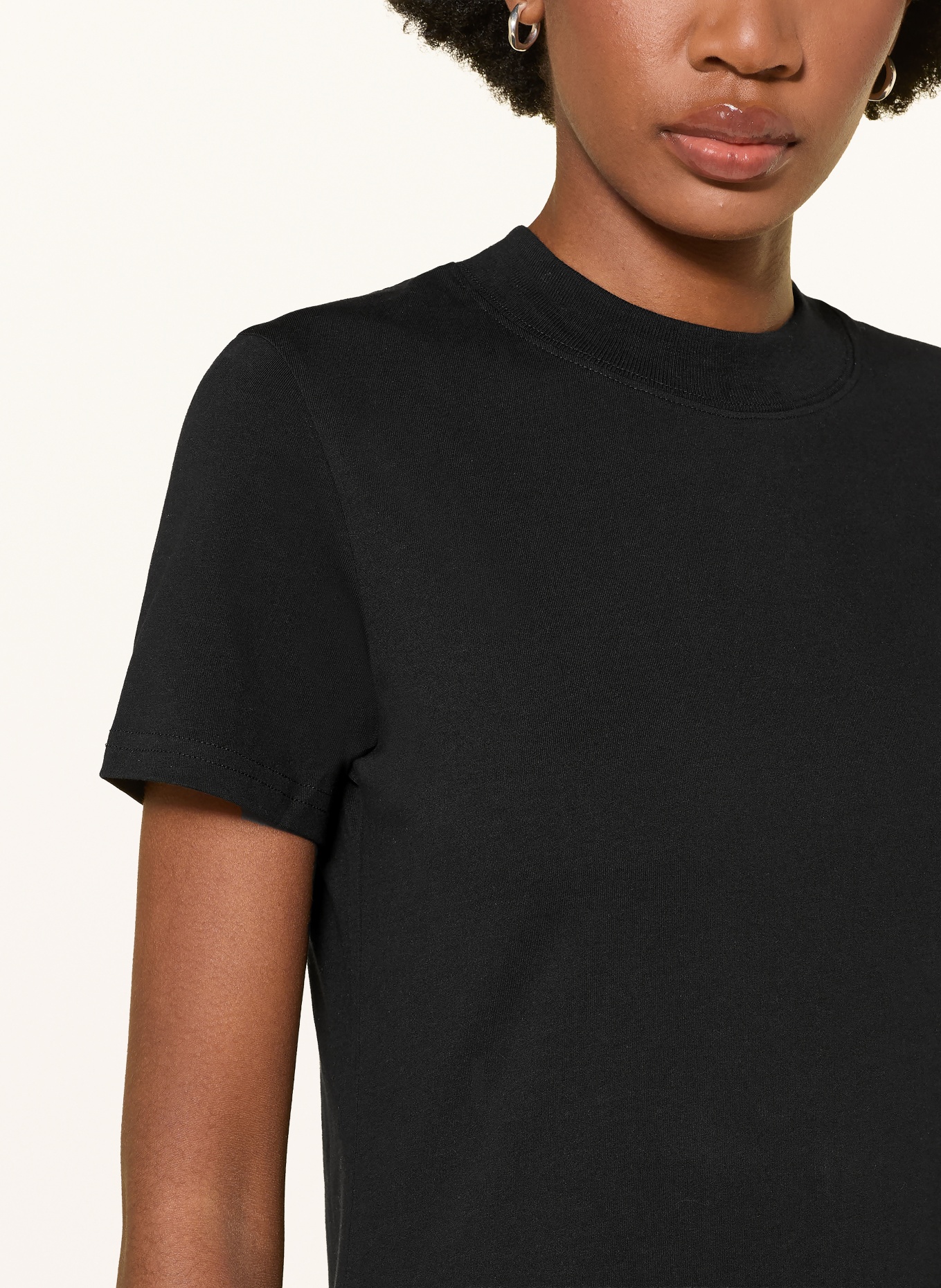 The Frankie Shop Jerseyjurk MALO: ZWART