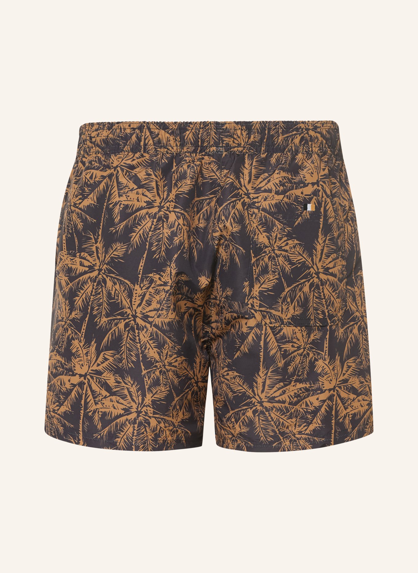 BOSS Badeshorts BREAM: SCHWARZ / HELLBRAUN
