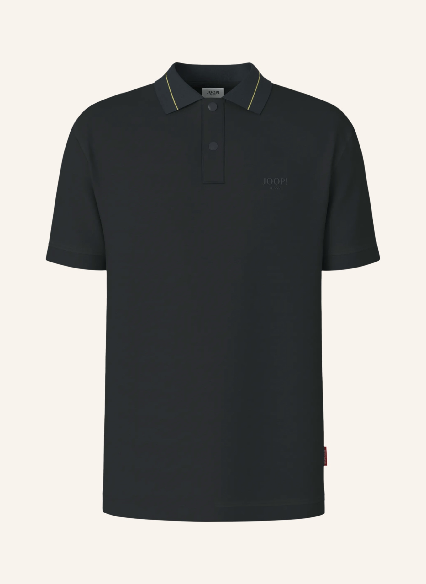 JOOP! JEANS ALASTOR Piqué polo shirt: DARK BLUE / YELLOW