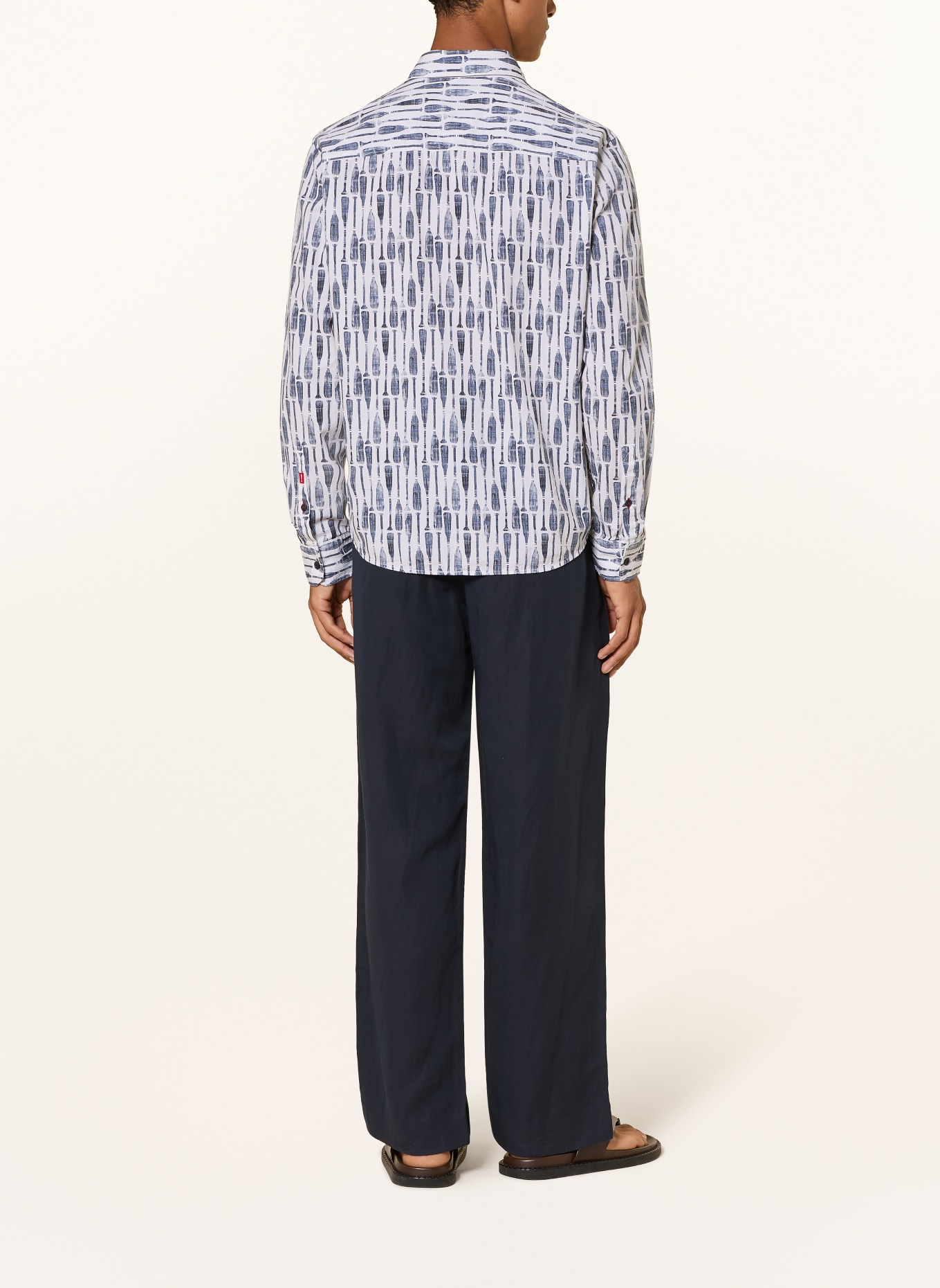 JOOP! JEANS Hemd HANSON Regular Fit: WEISS / BLAU