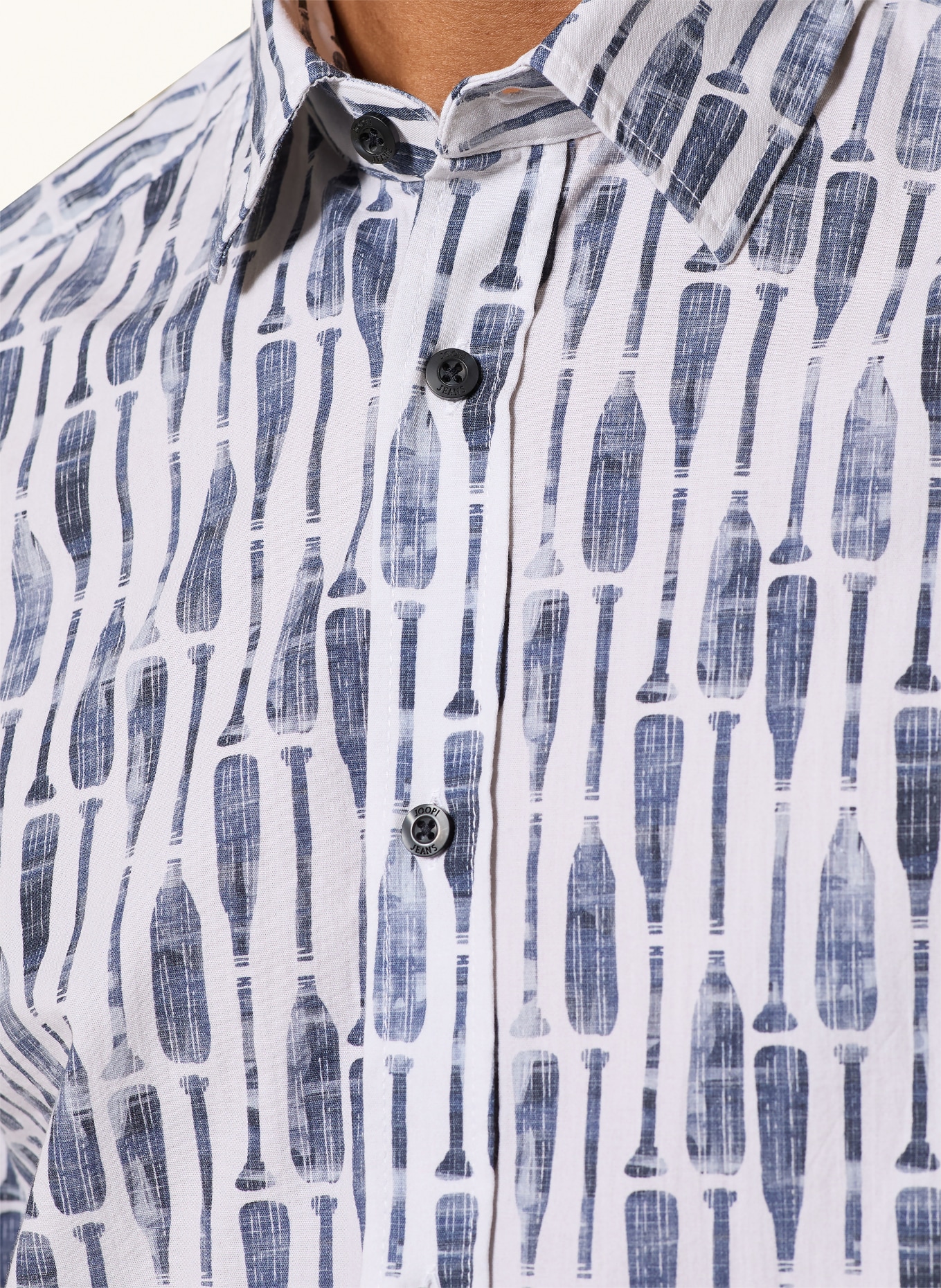 JOOP! JEANS Hemd HANSON Regular Fit: WEISS / BLAU