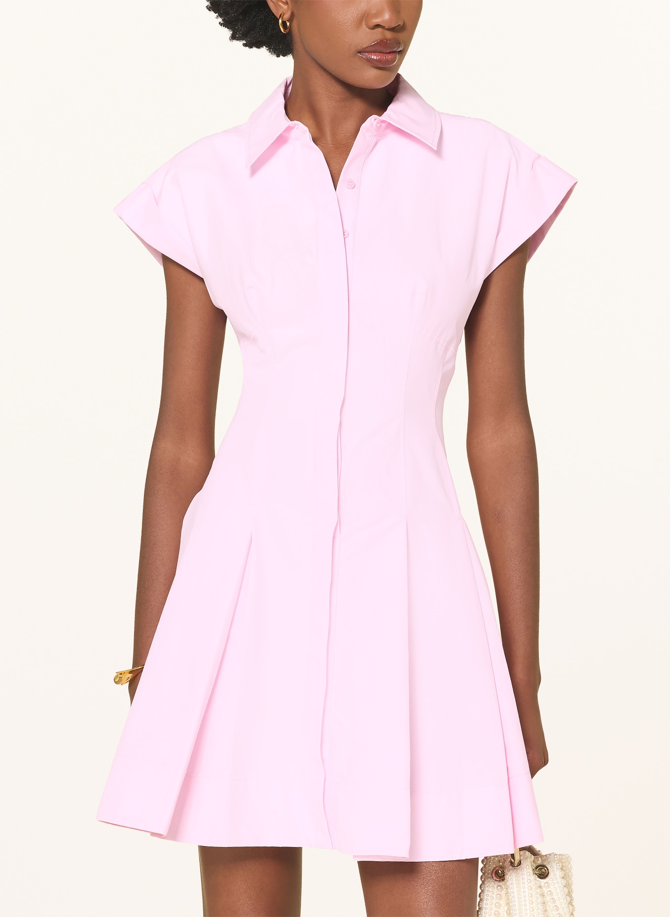 SIMKHAI Hemdblusenkleid CLEMMIE: ROSA