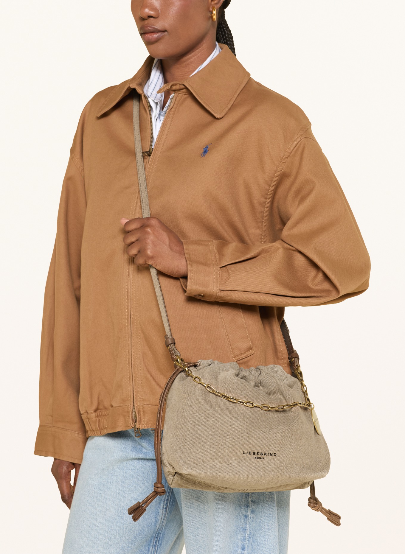 LIEBESKIND Umhängetasche LYA II SMALL: BEIGE