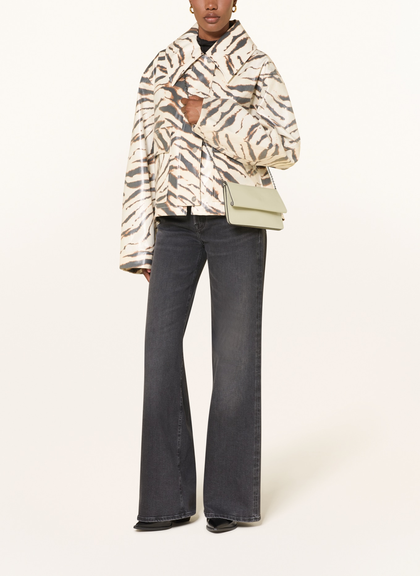 LIEBESKIND Schoudertas AUDREY SMALL: ECRU / ZILVER