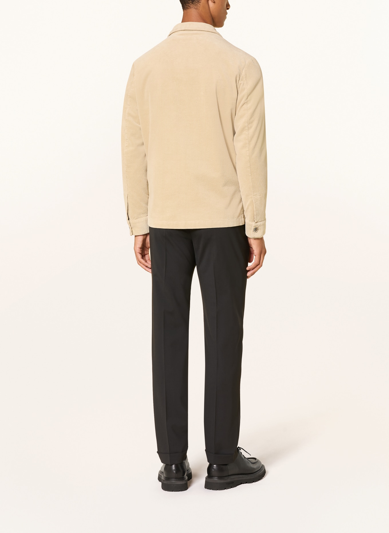 BERWICH Pantalon Contemporary Fit: ZWART