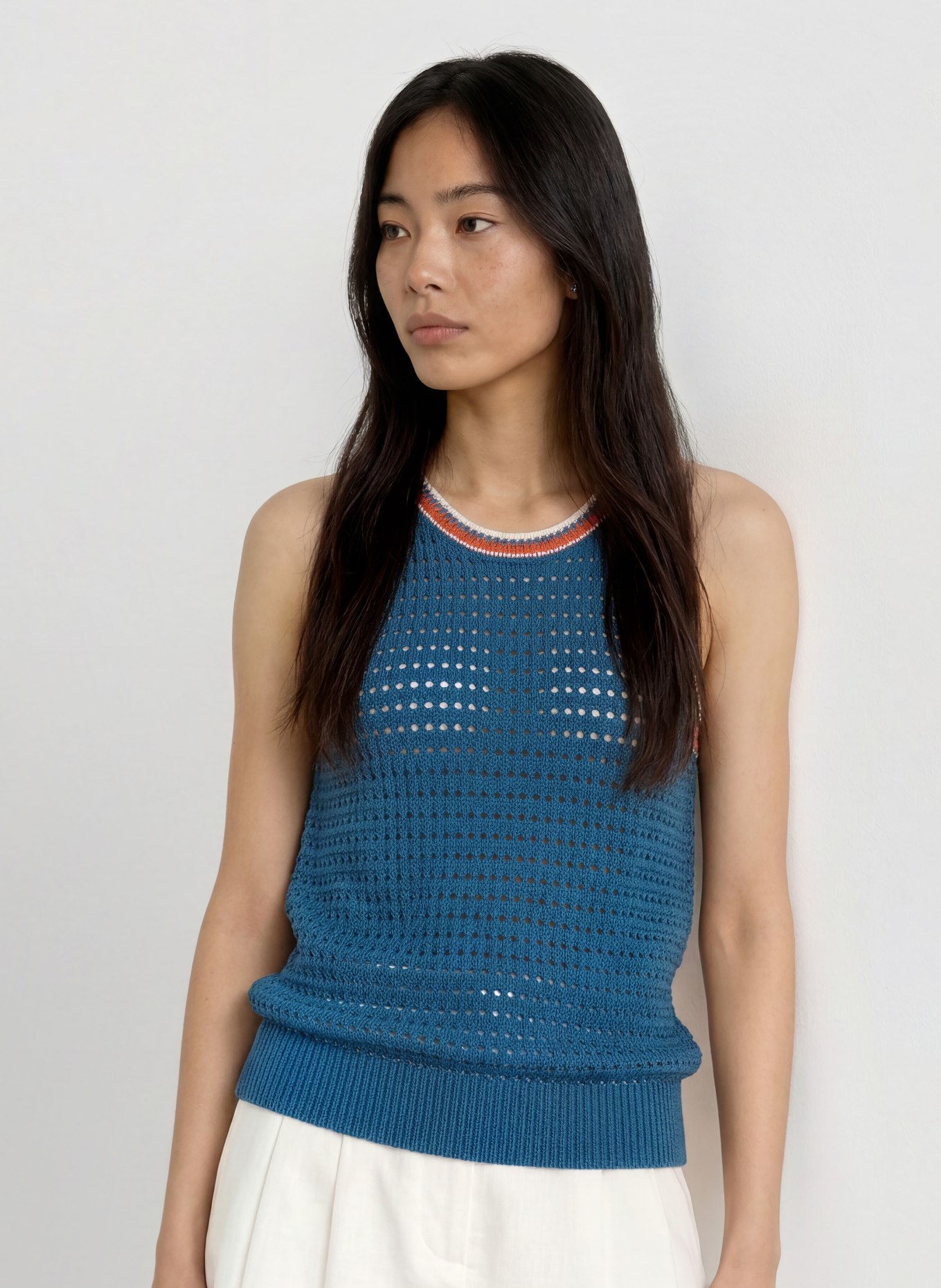 VARLEY Stricktop ABERG: PETROL / ORANGE / WEISS