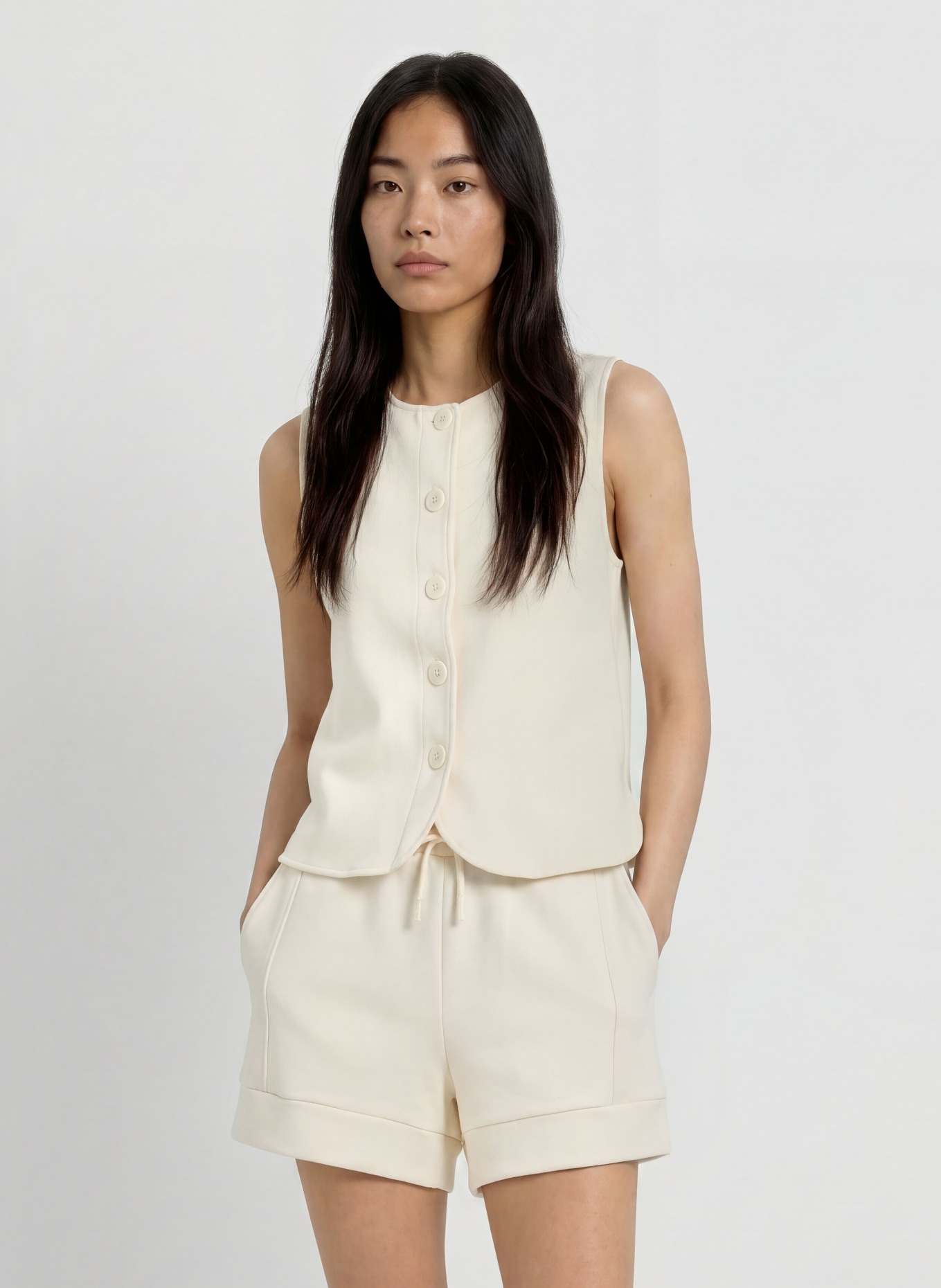 VARLEY Sweatweste JOSIE: CREME